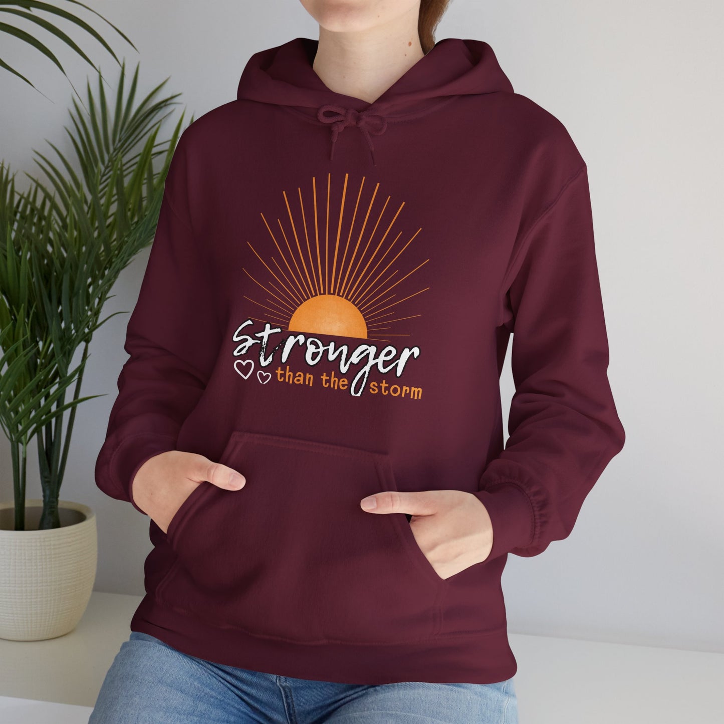 Stronger Than the Storm (Adult Unisex Hooded Sweatshirt)