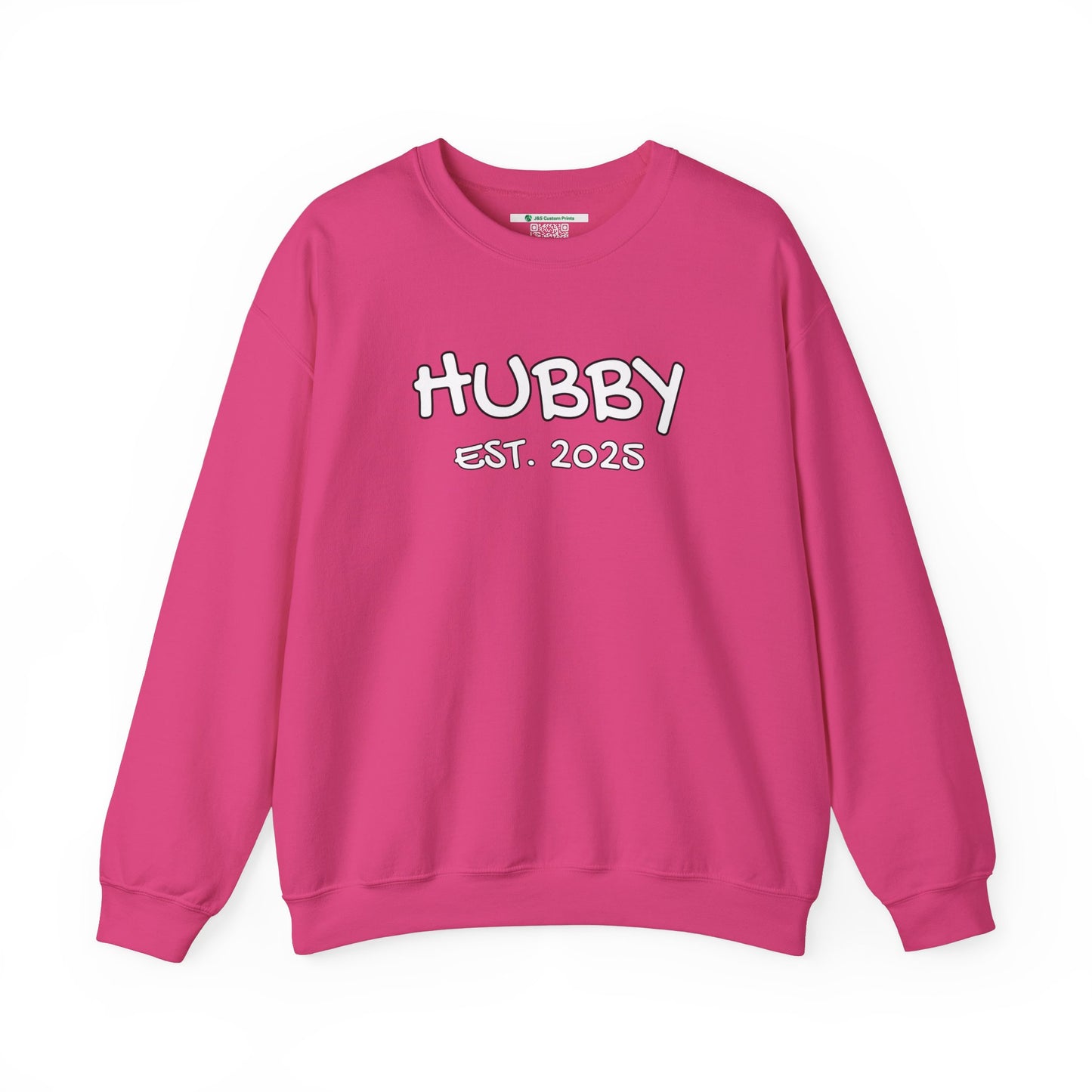 Matching Marriage Set -- "Hubby" (Adult Unisex Crewneck Sweatshirt)