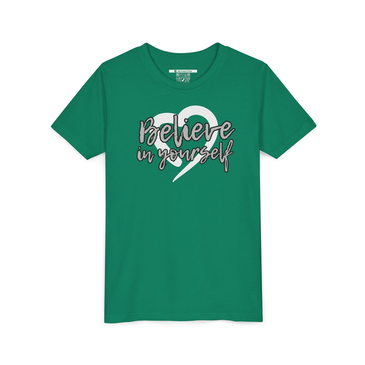 Believe In Yourself -- Gray (Youth Unisex Tee)