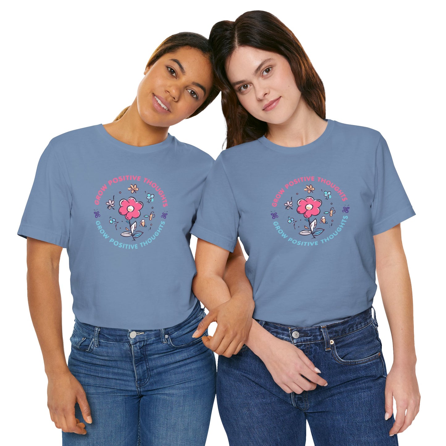 Grow Positive Thoughts (Adult Unisex Tee)
