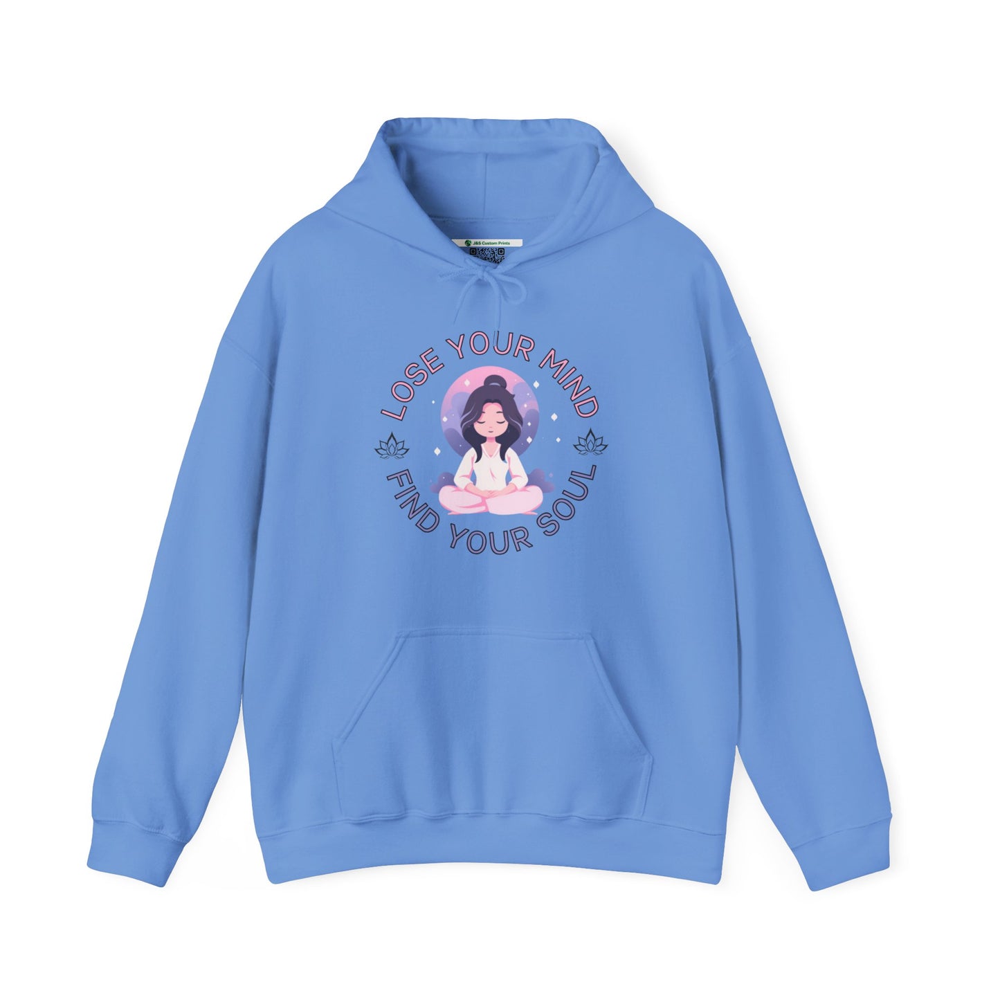 Mindful Awareness -- Meditation (Adult Unisex Hooded Sweatshirt)