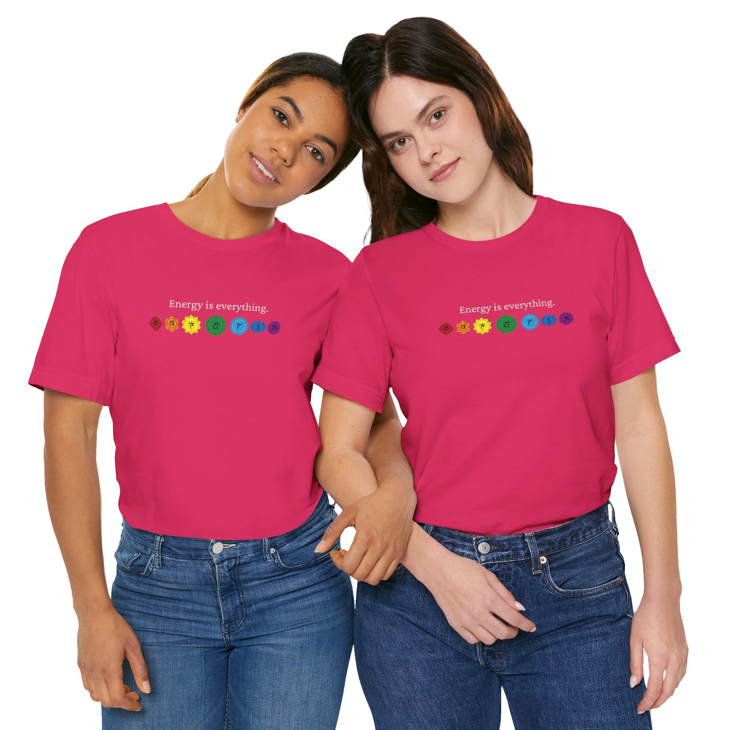 Energy is Everything -- Chakras (Adult Unisex Tee)