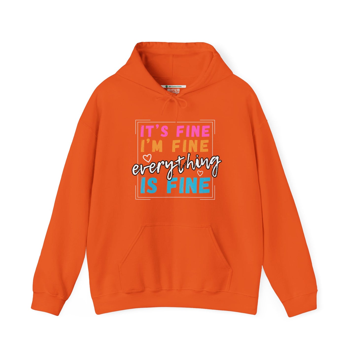 Everything Is Fine (Adult Unisex Hooded Sweatshirt)