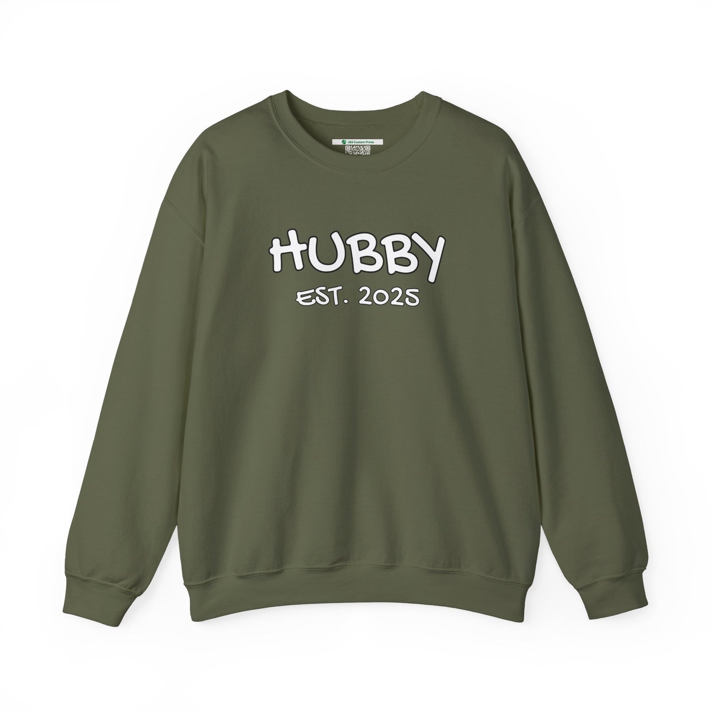 Matching Marriage Set -- "Hubby" (Adult Unisex Crewneck Sweatshirt)
