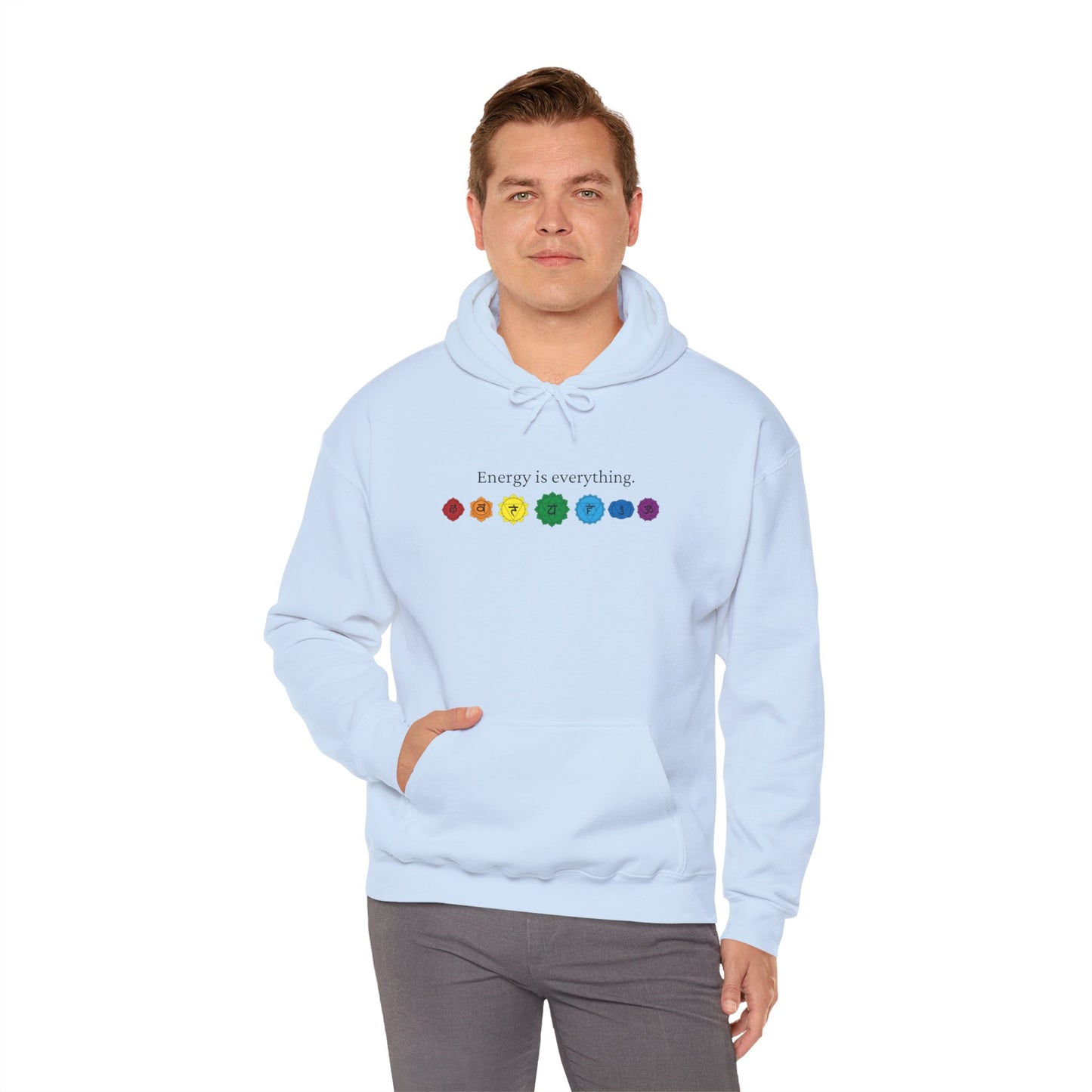 Energy is Everything -- Chakras (Adult Unisex Hooded Sweatshirt)