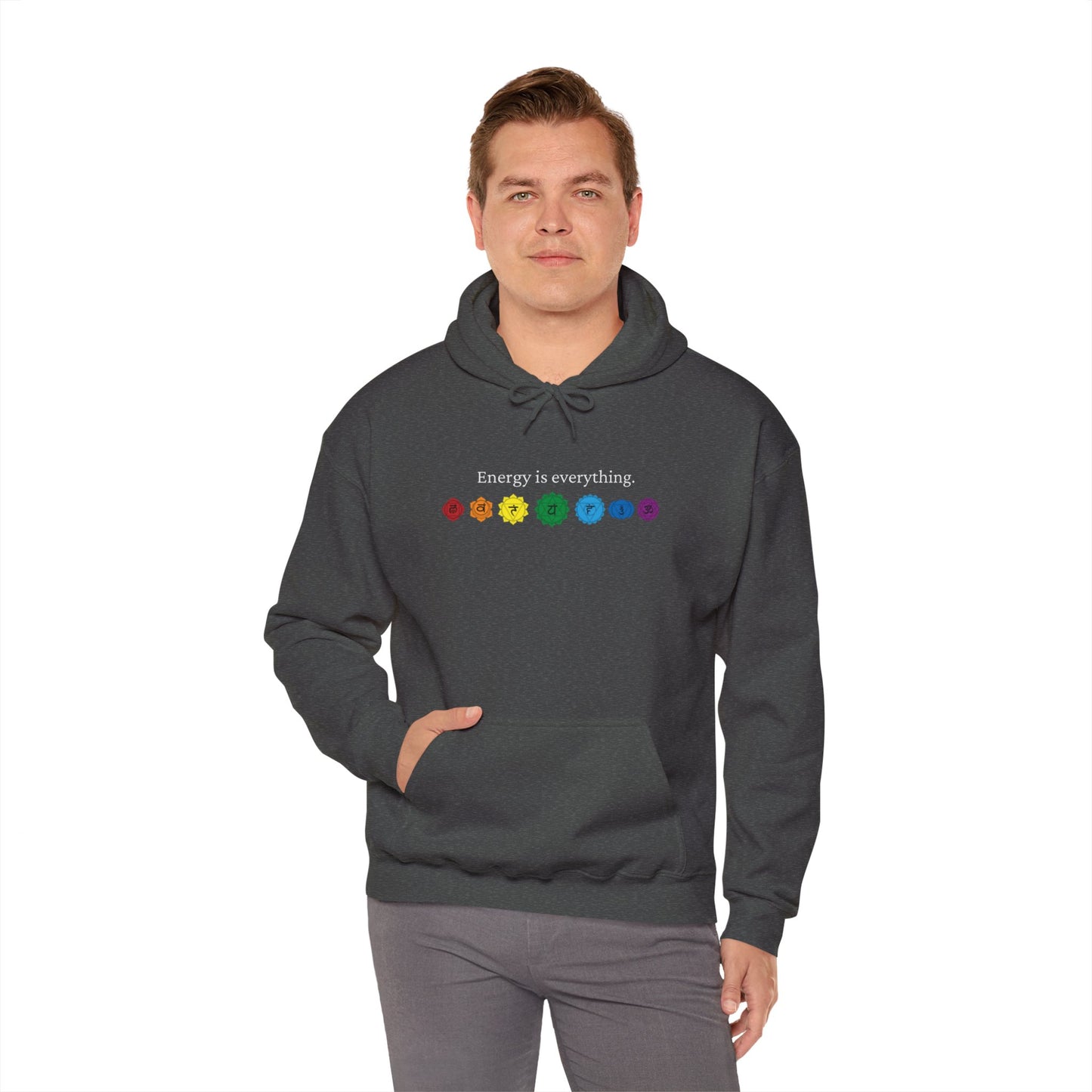 Energy is Everything -- Chakras (Adult Unisex Hooded Sweatshirt)