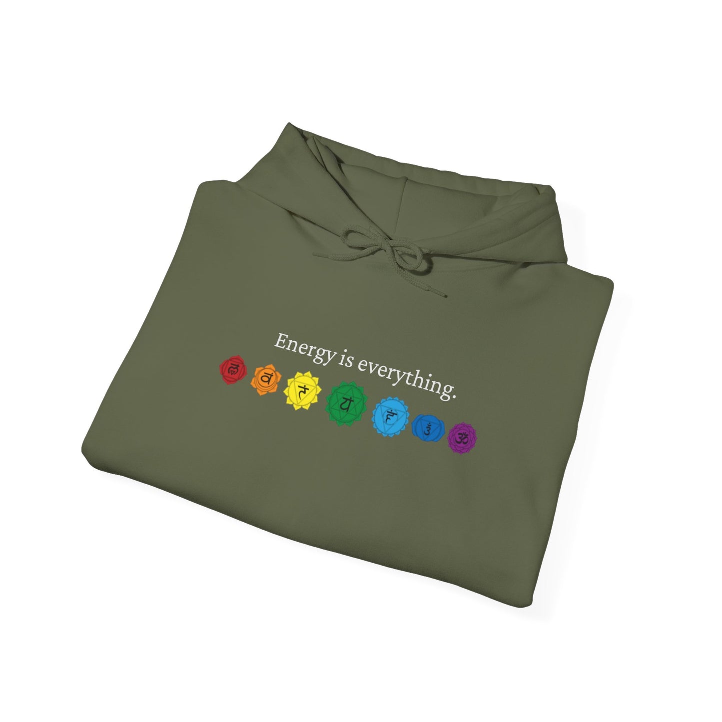 Energy is Everything -- Chakras (Adult Unisex Hooded Sweatshirt)