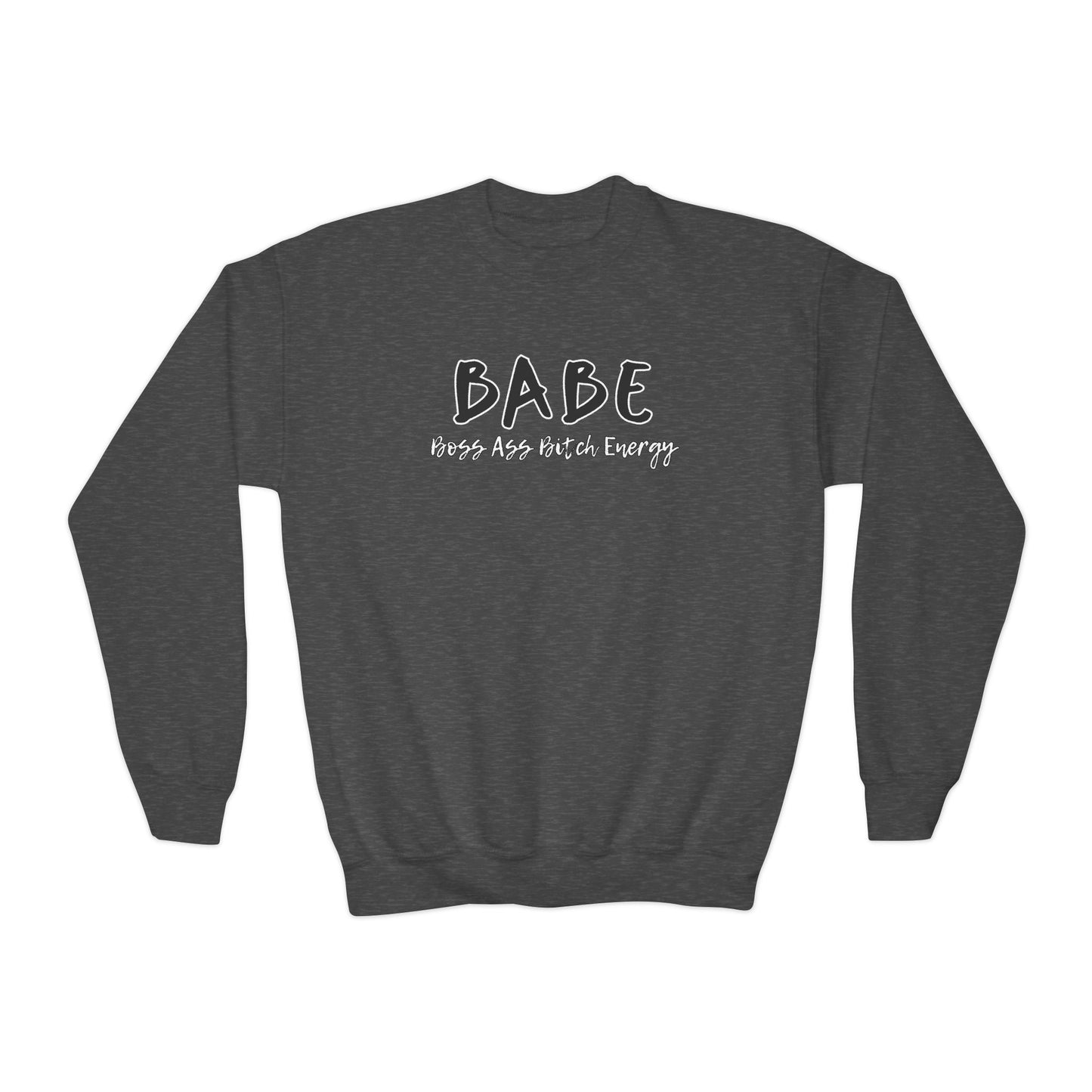 BABE (Youth Unisex Crewneck Sweatshirt)