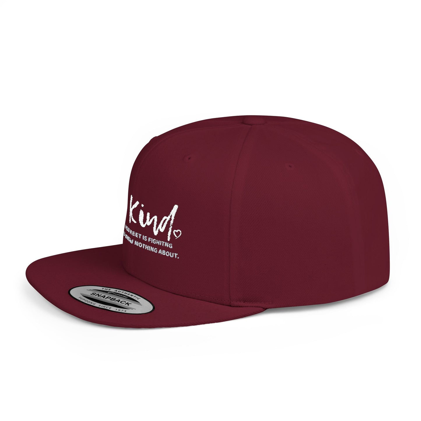 Be Kind (Embroidered Flat-Bill, Cotton, Snapback Hat)