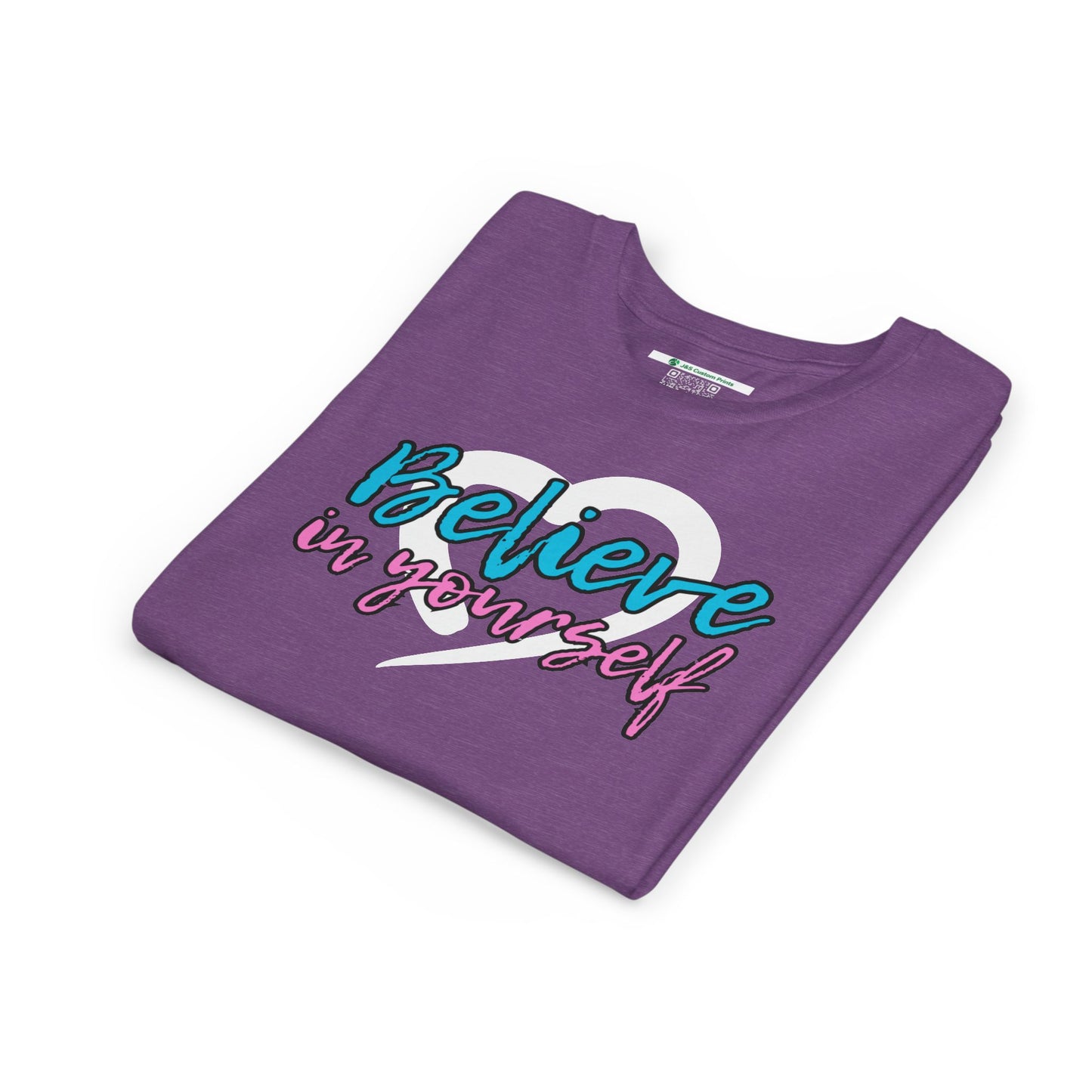 Believe In Yourself -- Blue/Pink (Youth Unisex Tee)