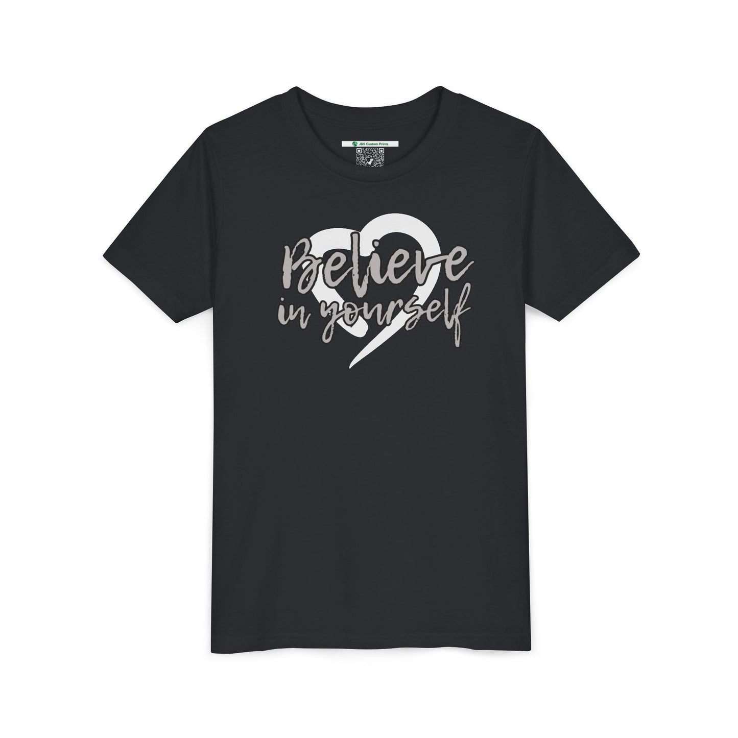 Believe In Yourself -- Gray (Youth Unisex Tee)