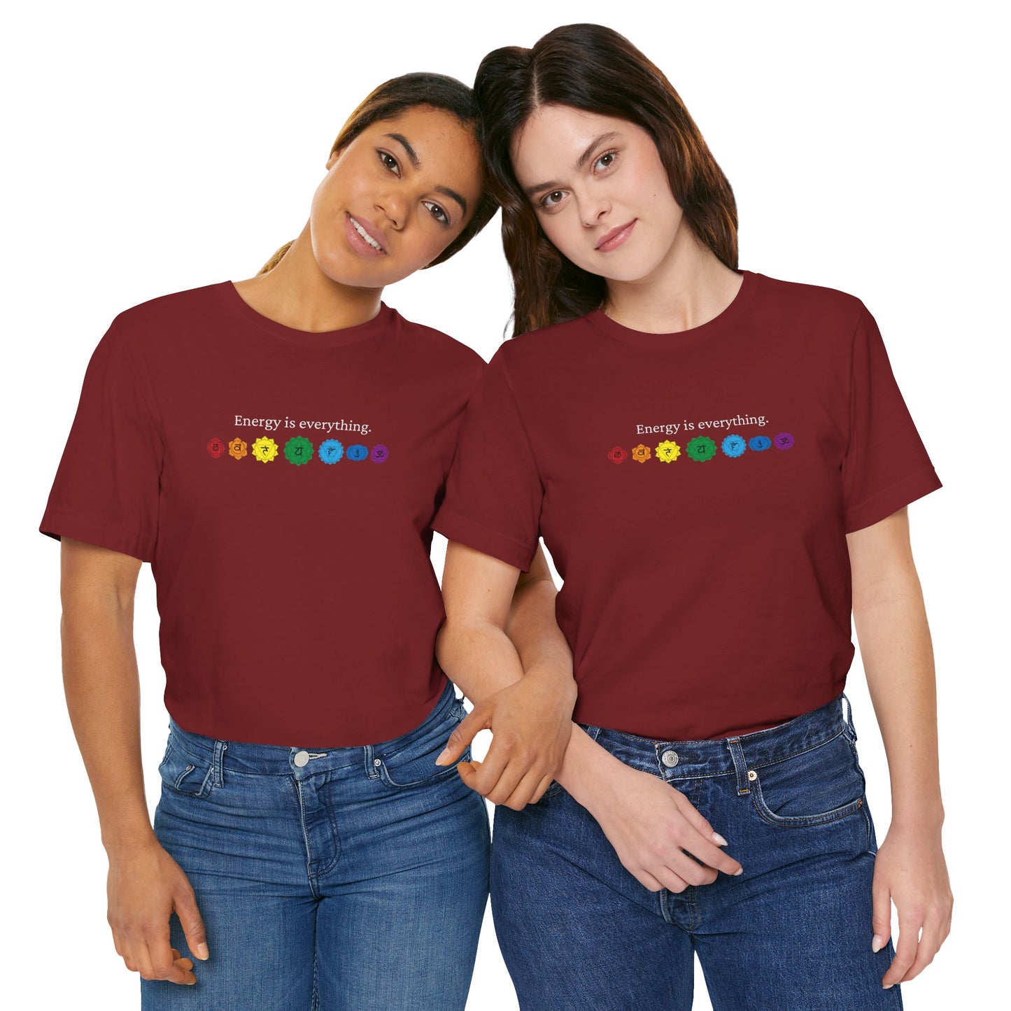 Energy is Everything -- Chakras (Adult Unisex Tee)