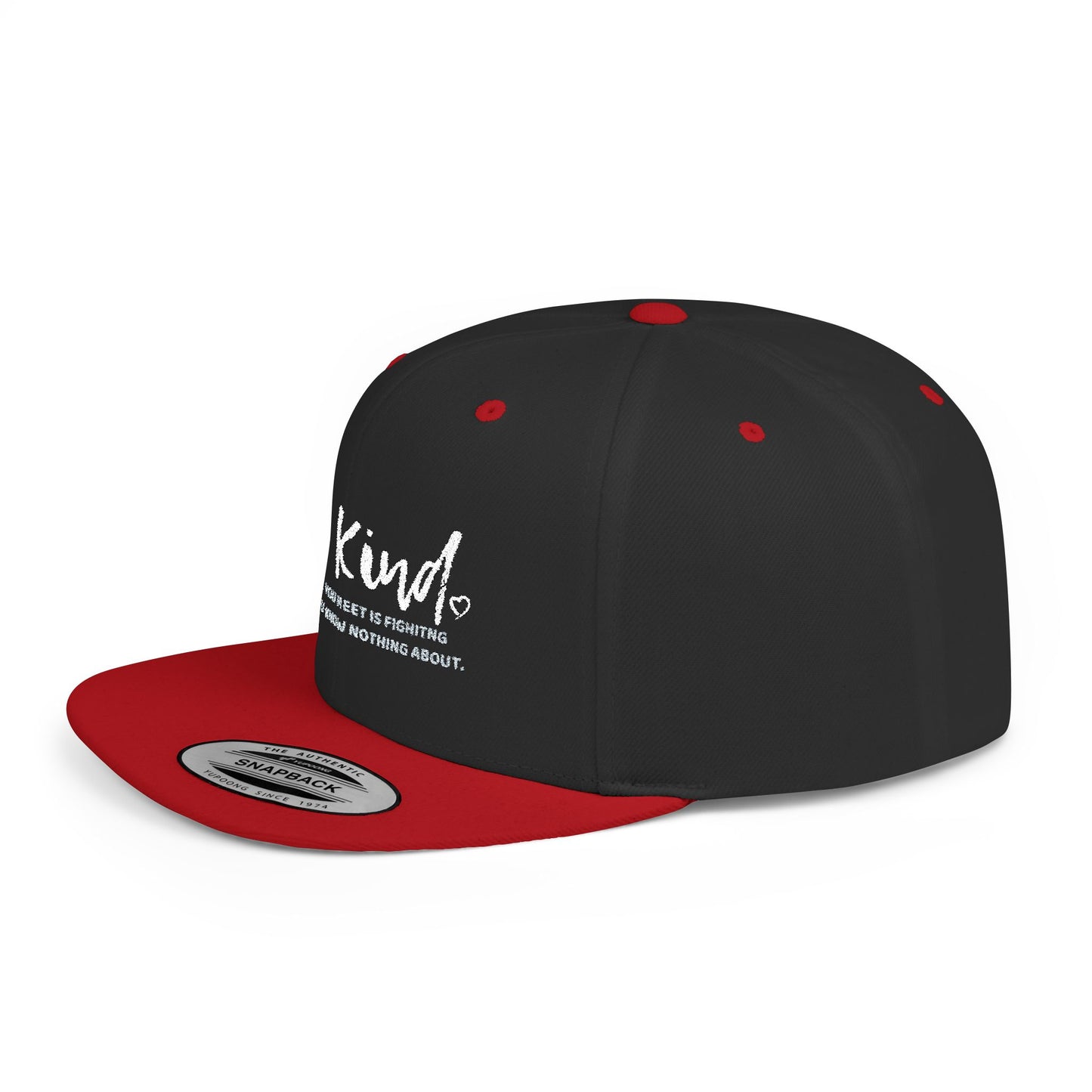 Be Kind (Embroidered Flat-Bill, Cotton, Snapback Hat)