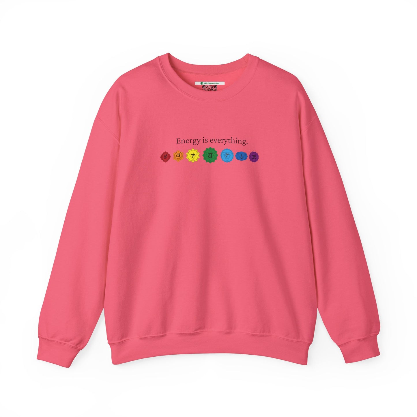 Energy is Everything -- Chakras (Adult Unisex Crewneck Sweatshirt)