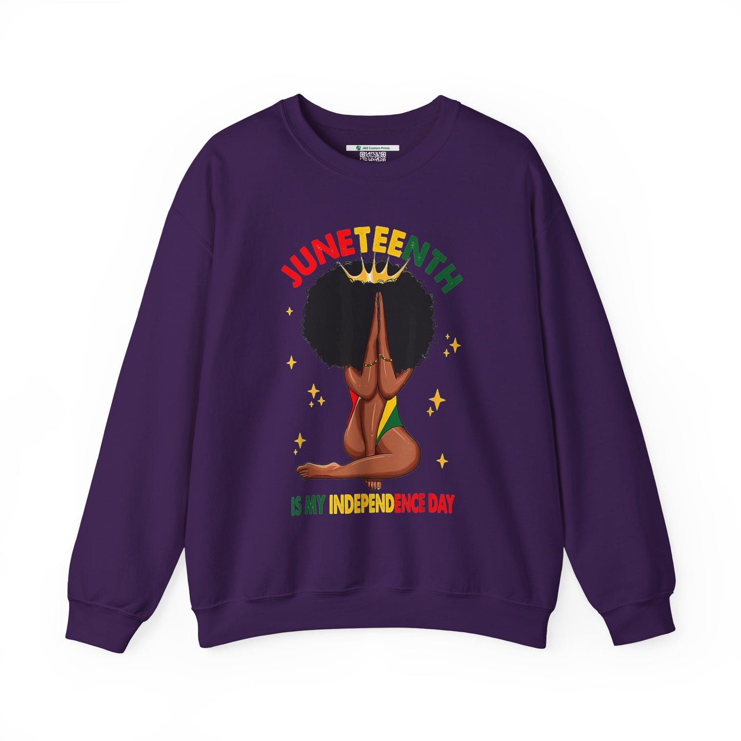 Juneteenth -- My Independence Day (Adult Unisex Crewneck Sweatshirt)