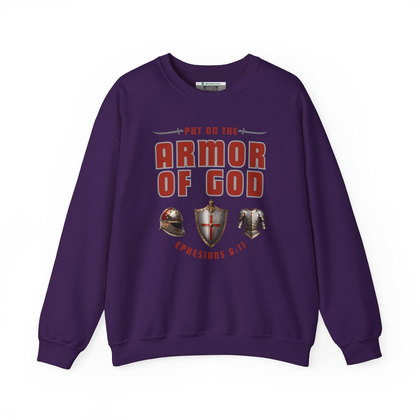 Armor Of God (Adult Unisex Crewneck Sweatshirt)