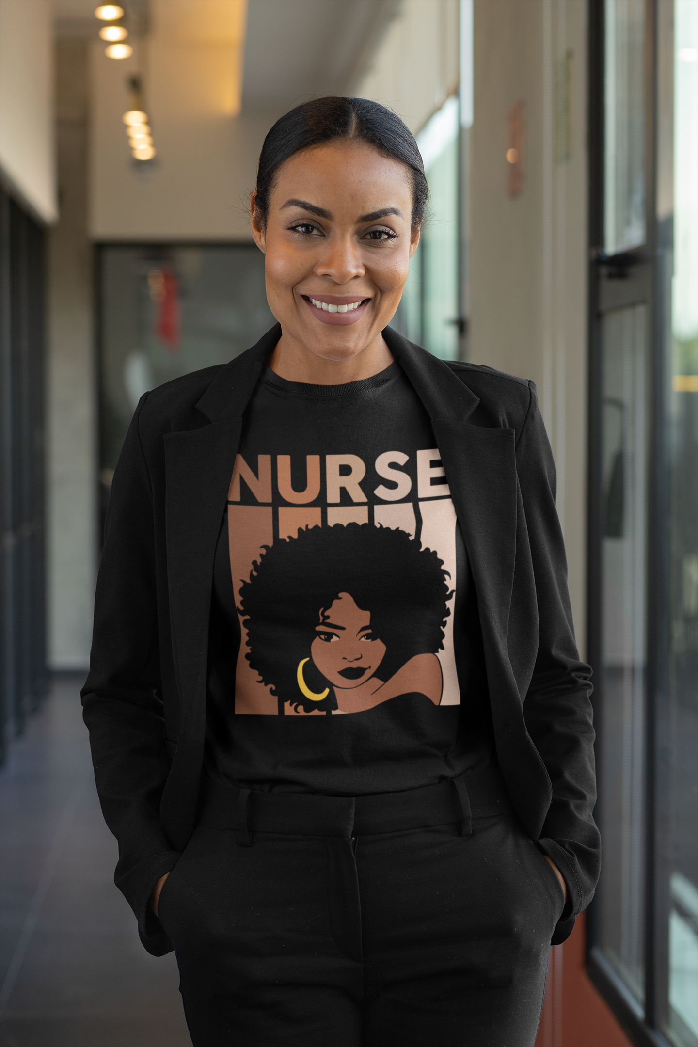 Melanin Nurse (Adult Unisex Tee)