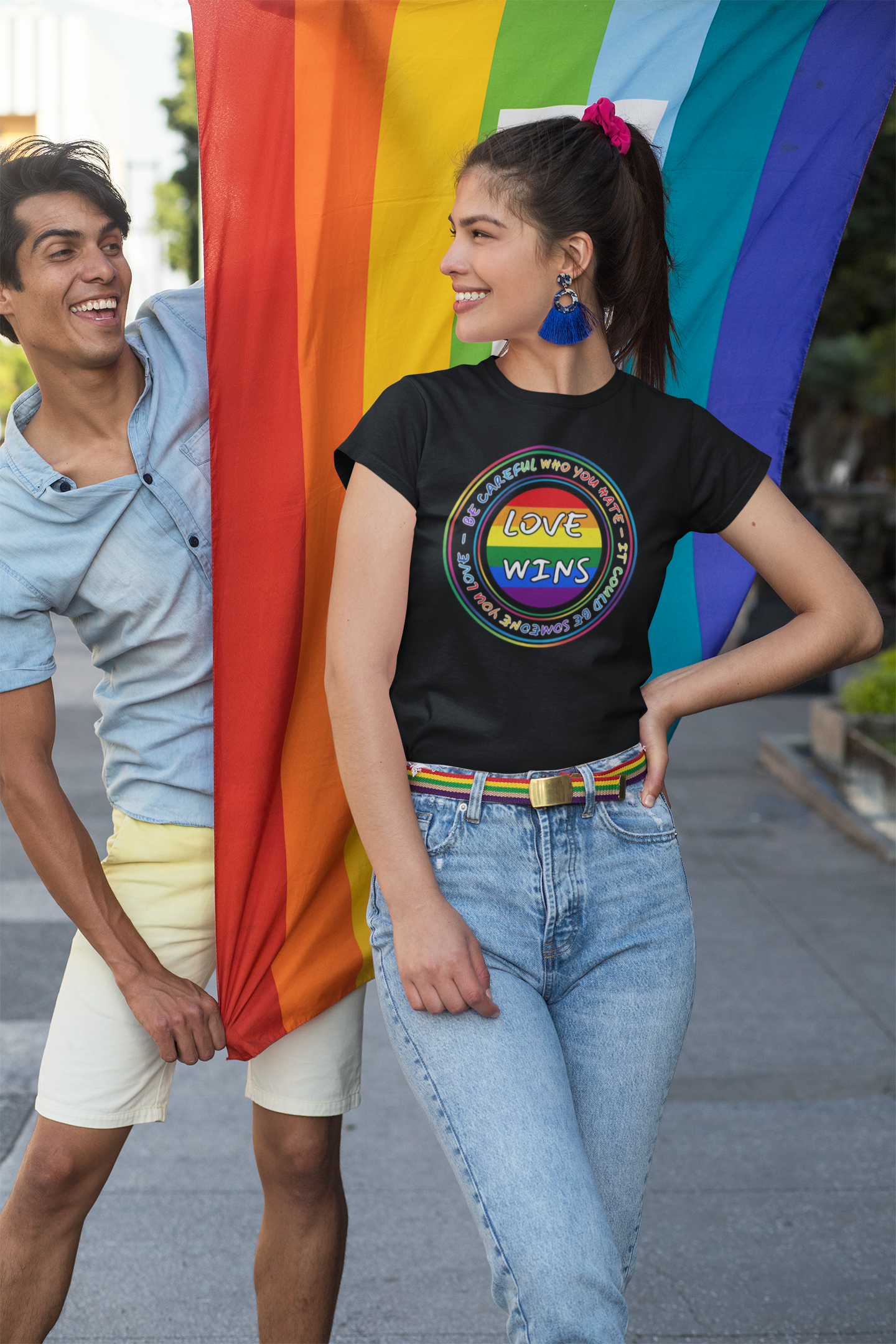 Be Careful Who You Hate (Adult Unisex Tee)