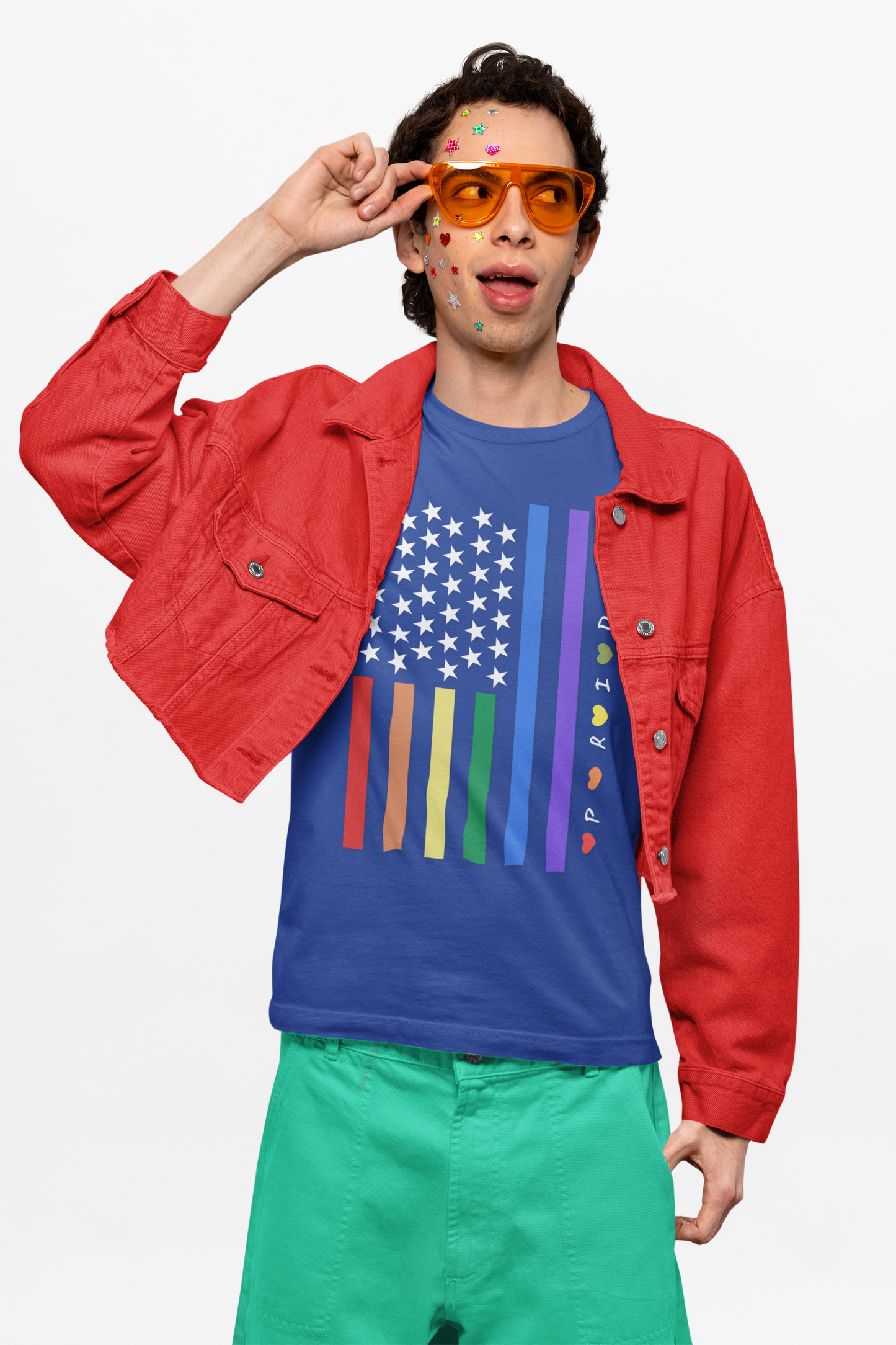 Pride Flag (Adult Unisex Tee)