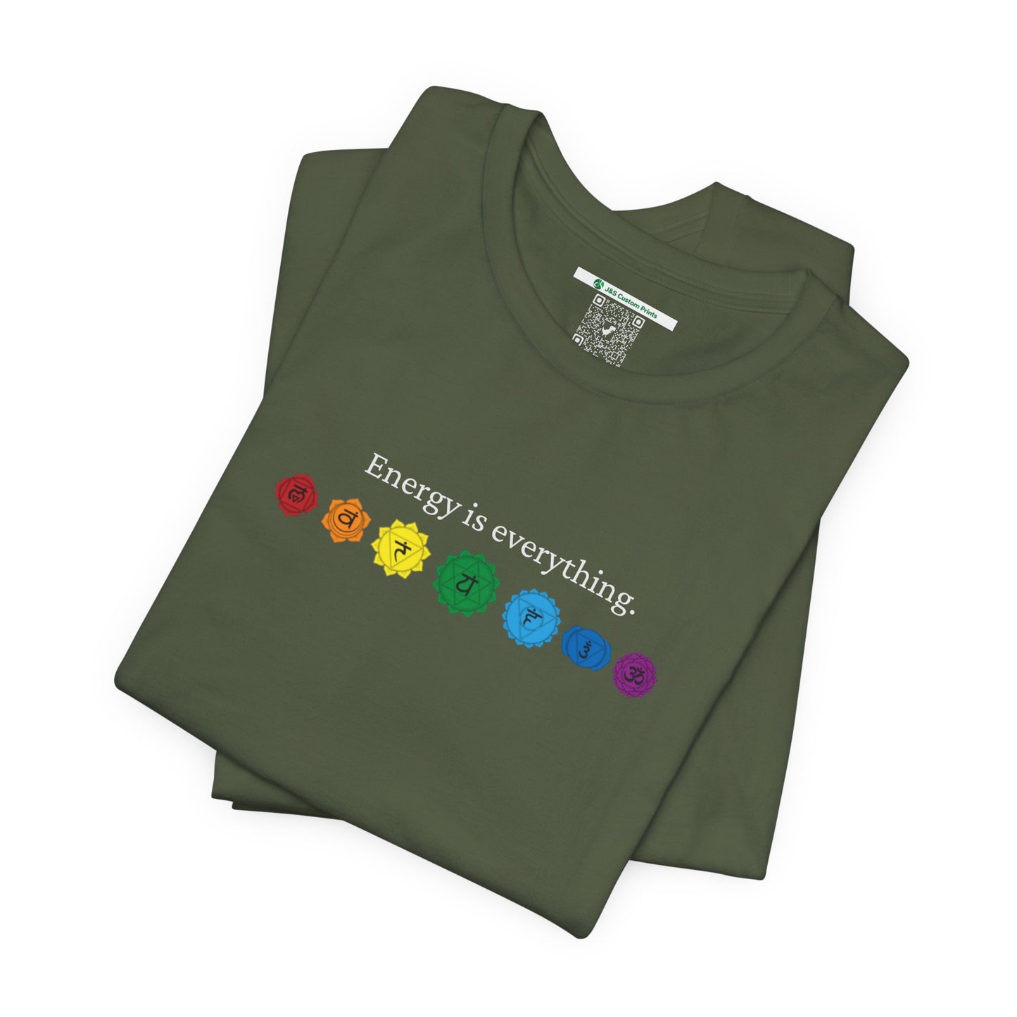 Energy is Everything -- Chakras (Adult Unisex Tee)