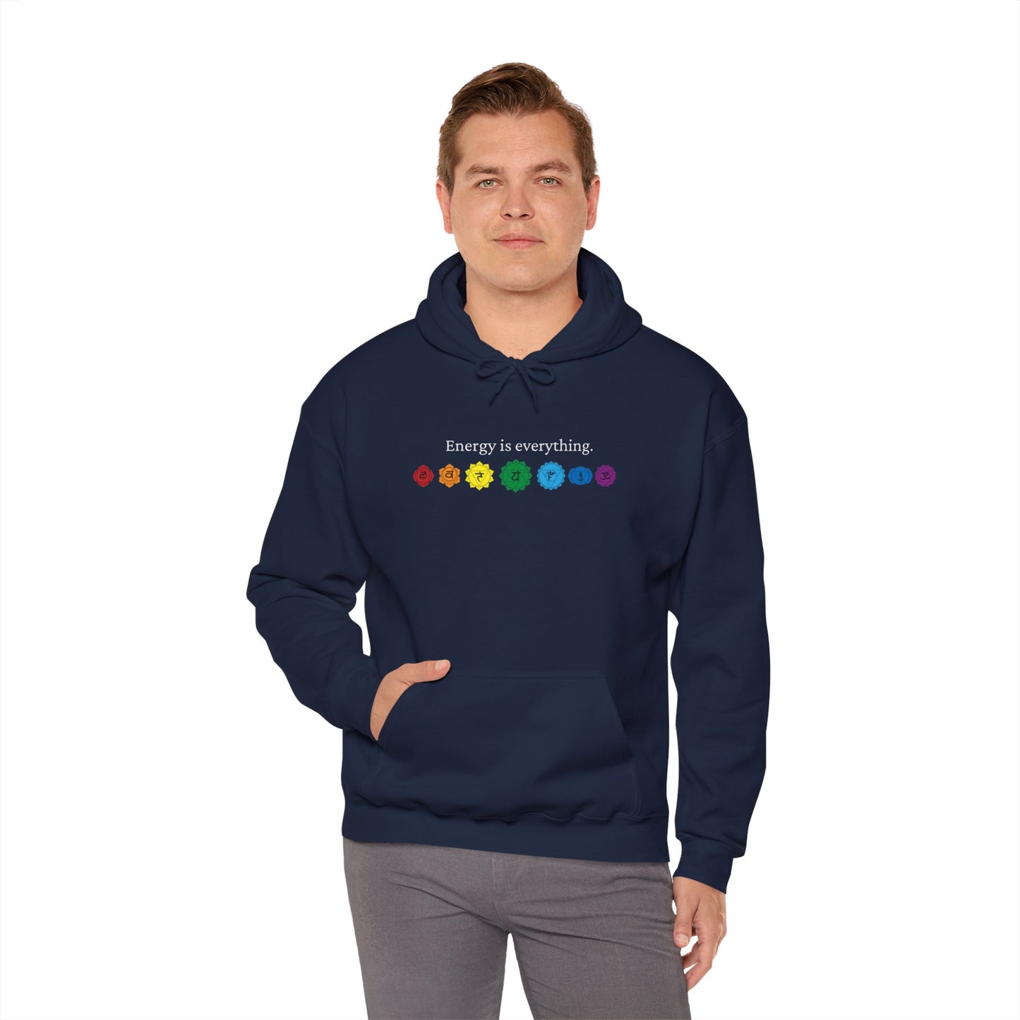 Energy is Everything -- Chakras (Adult Unisex Hooded Sweatshirt)