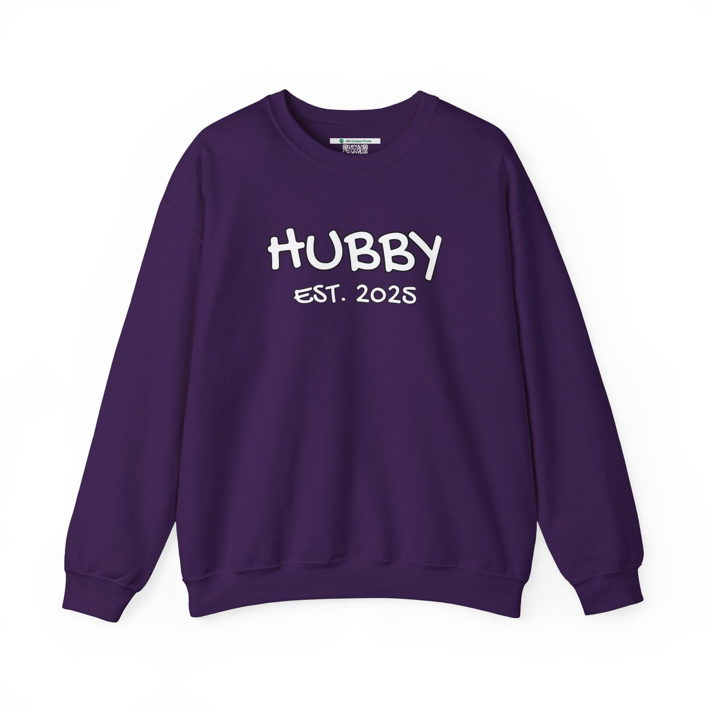 Matching Marriage Set -- "Hubby" (Adult Unisex Crewneck Sweatshirt)