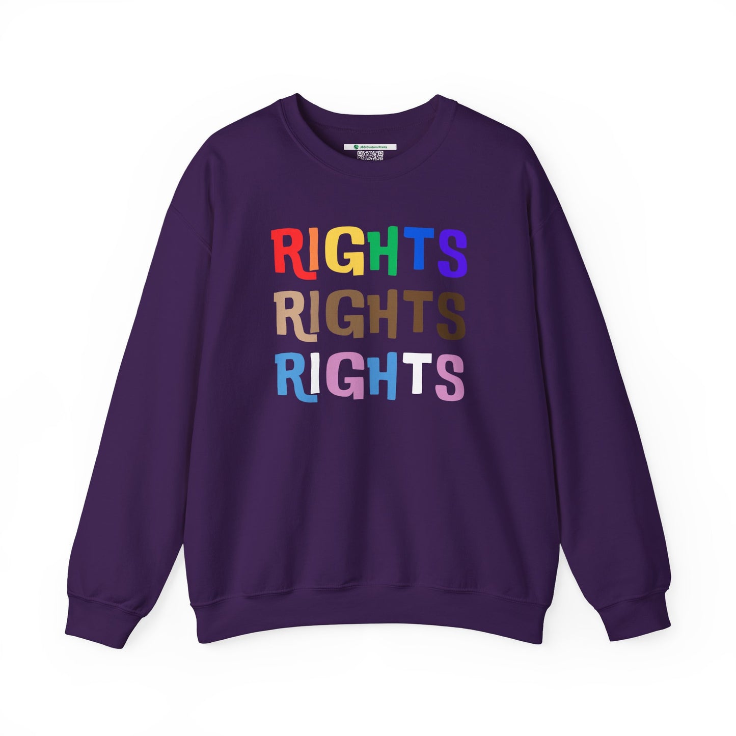 Equal Rights (Adult Unisex Crewneck Sweatshirt)