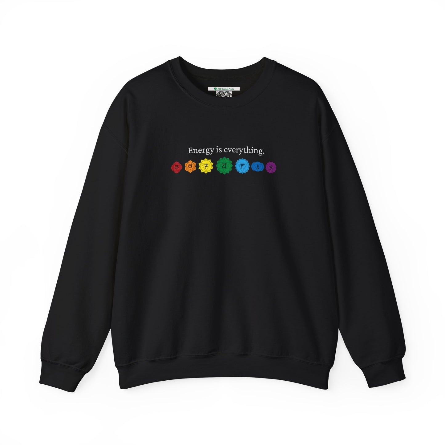 Energy is Everything -- Chakras (Adult Unisex Crewneck Sweatshirt)
