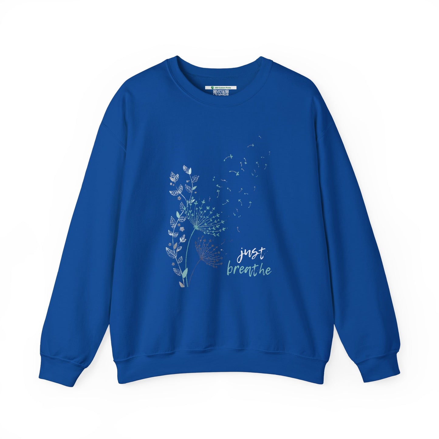 Just Breathe (Adult Unisex Crewneck Sweatshirt)