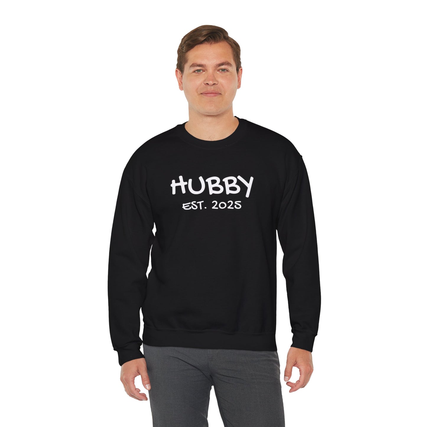 Matching Marriage Set -- "Hubby" (Adult Unisex Crewneck Sweatshirt)