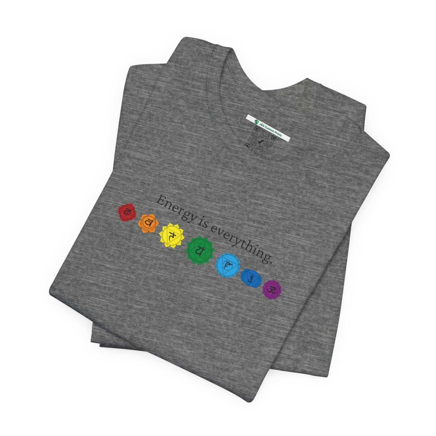 Energy is Everything -- Chakras (Adult Unisex Tee)