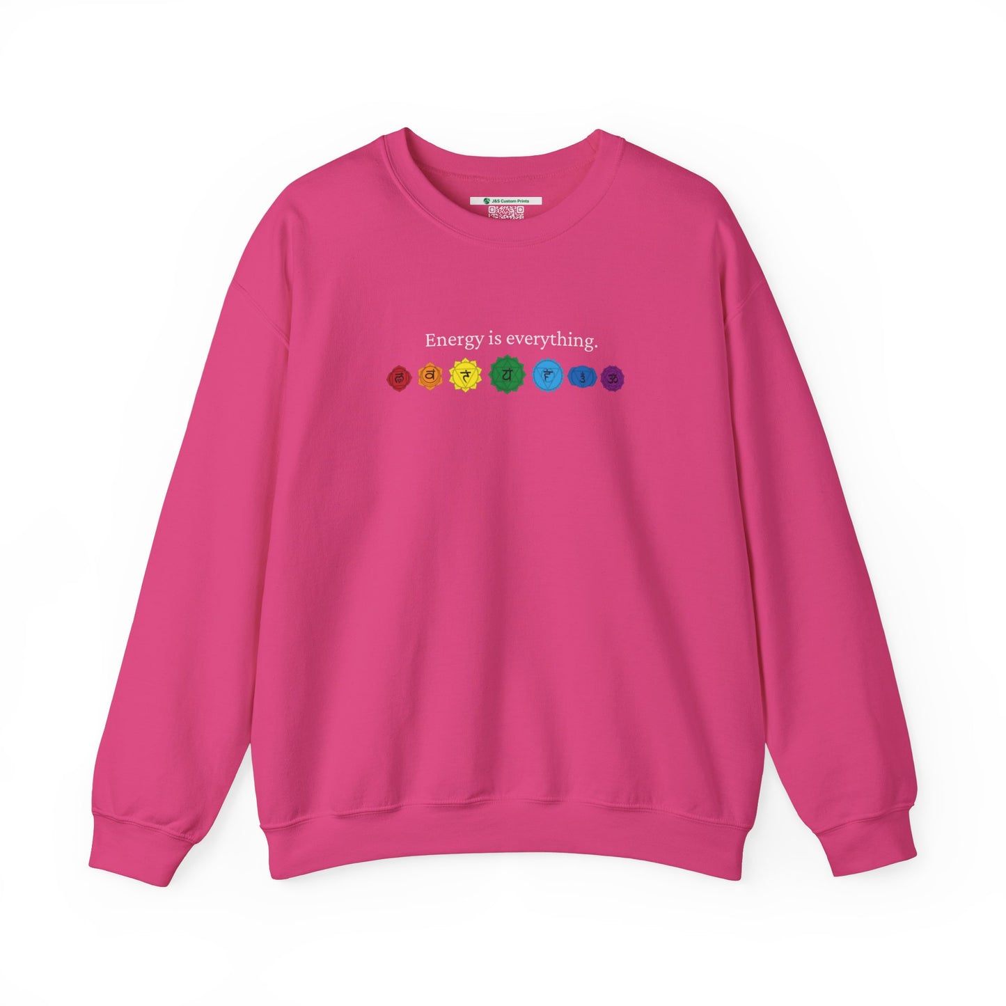 Energy is Everything -- Chakras (Adult Unisex Crewneck Sweatshirt)