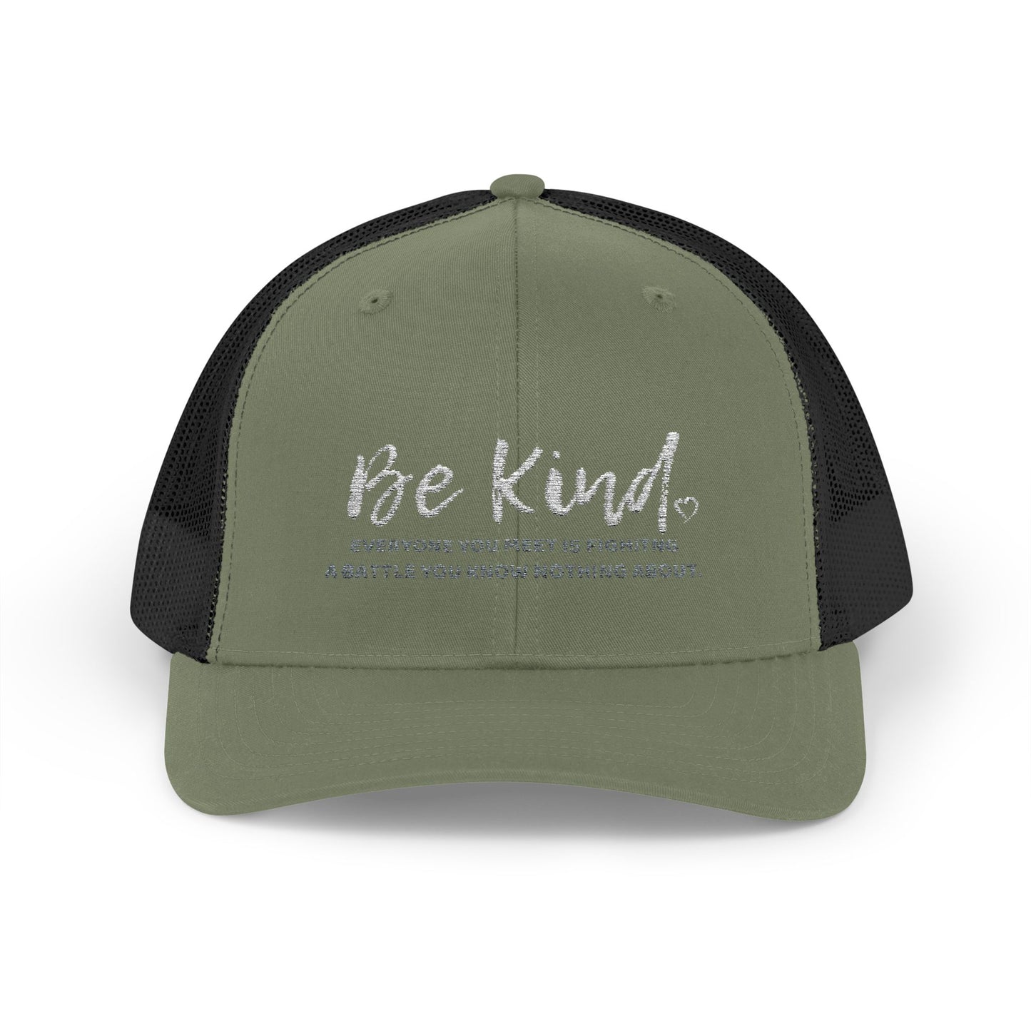 Be Kind (Embroidered Snapback Trucker Hat)