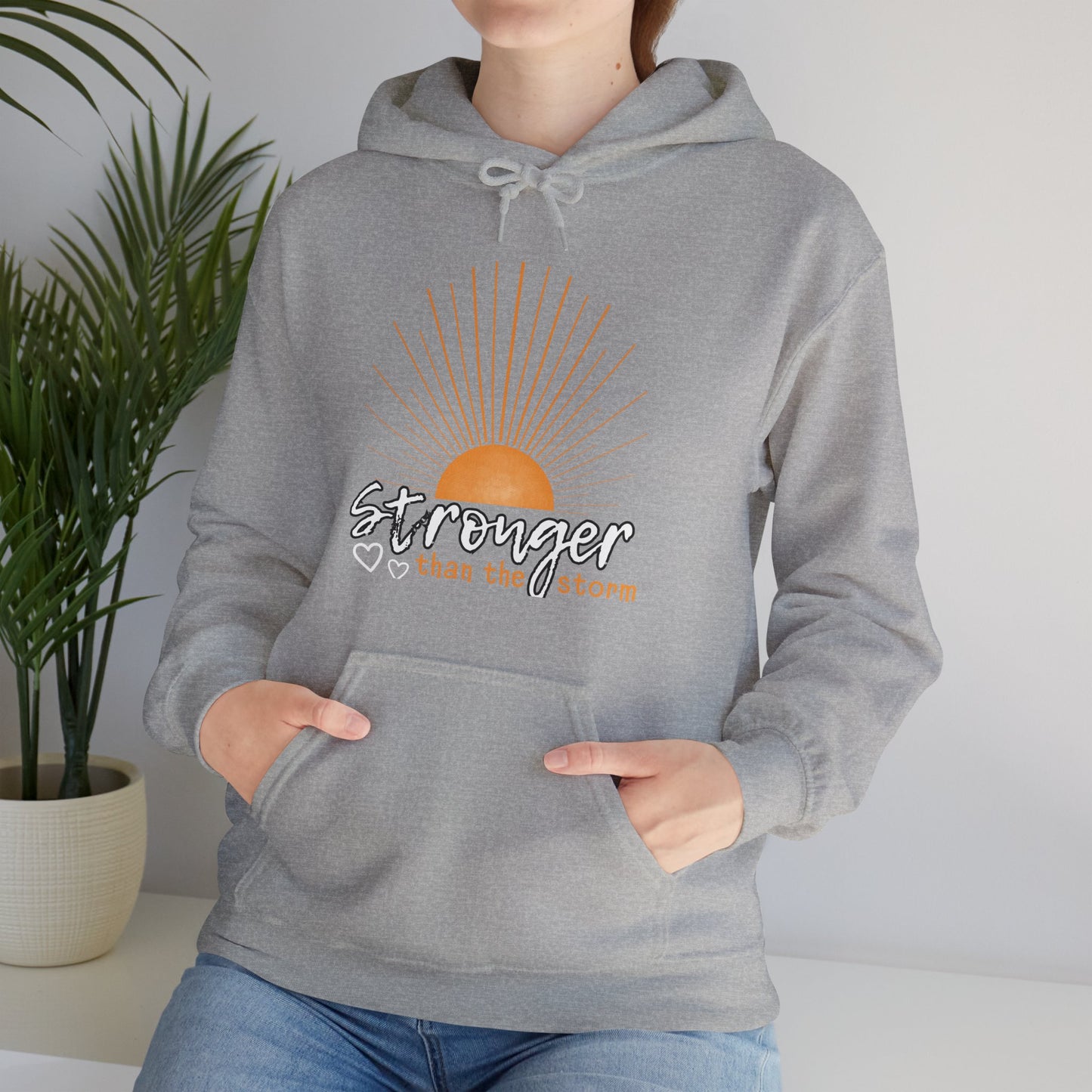 Stronger Than the Storm (Adult Unisex Hooded Sweatshirt)