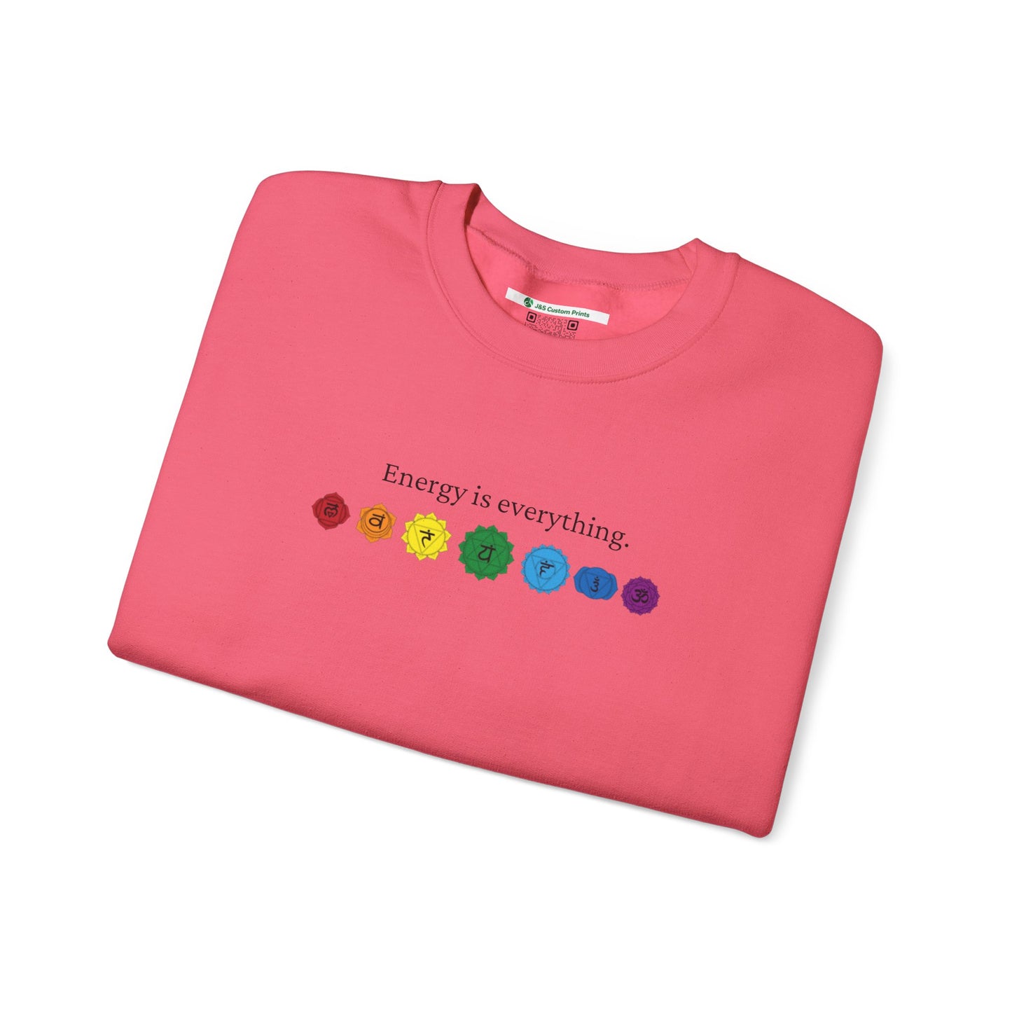 Energy is Everything -- Chakras (Adult Unisex Crewneck Sweatshirt)