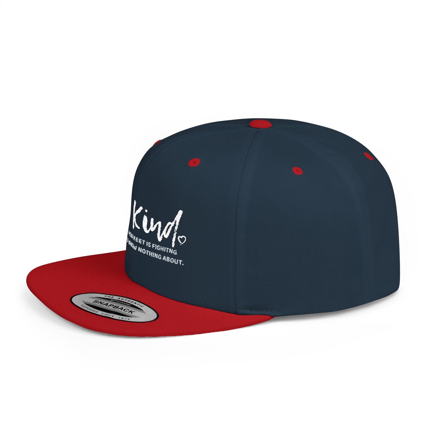 Be Kind (Embroidered Flat-Bill, Cotton, Snapback Hat)