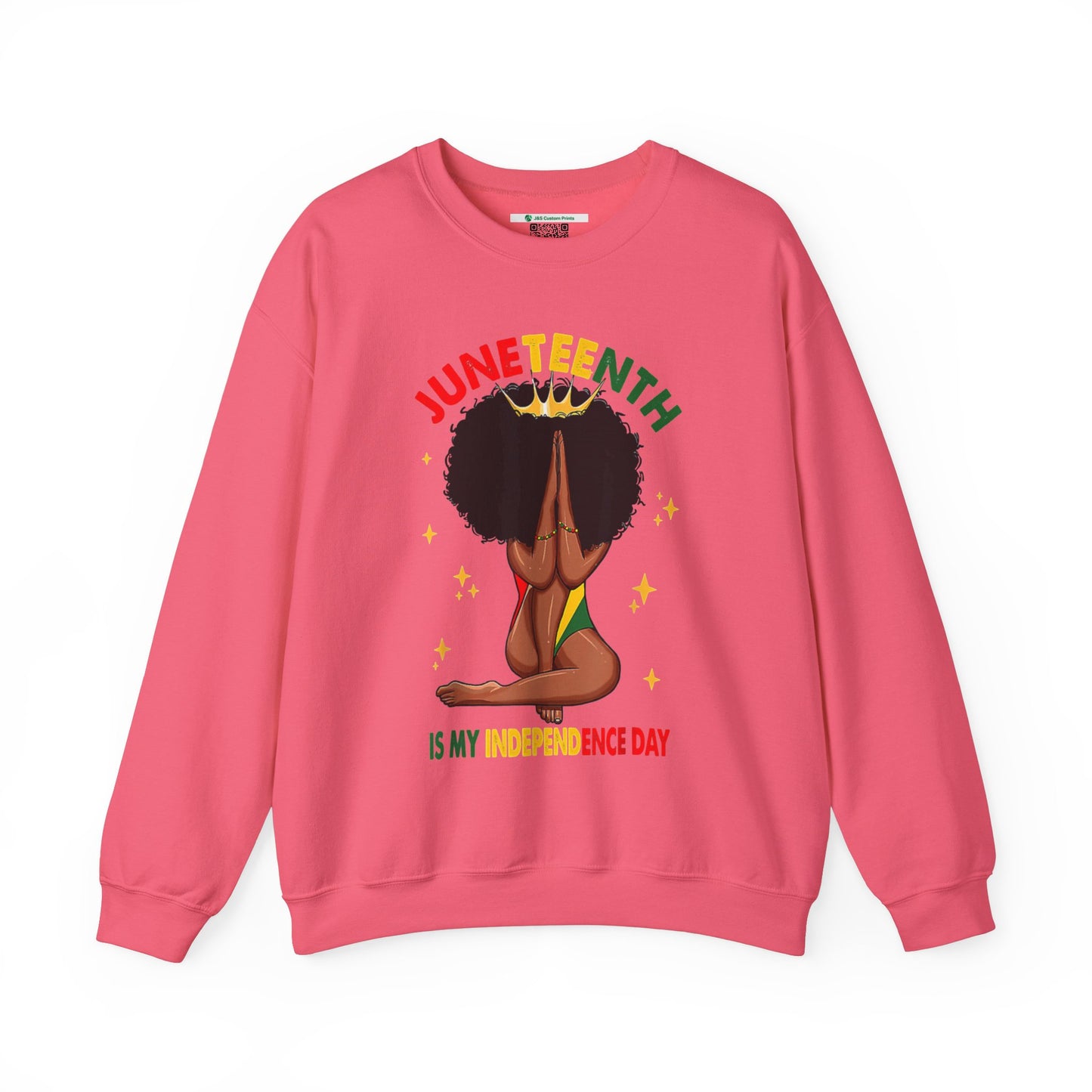 Juneteenth -- My Independence Day (Adult Unisex Crewneck Sweatshirt)
