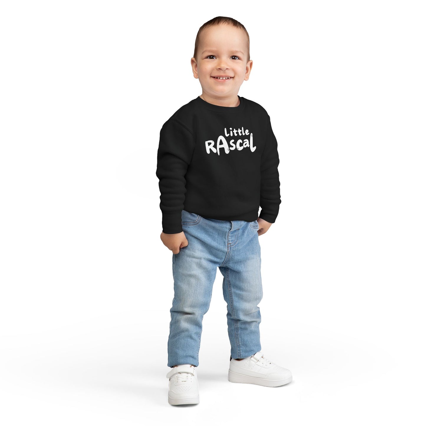Adorable Toddler Sweatshirt - 'Little Rascal' - Perfect for Playdates, Birthdays, Gifting, Everyday Wear, Cozy Comfort