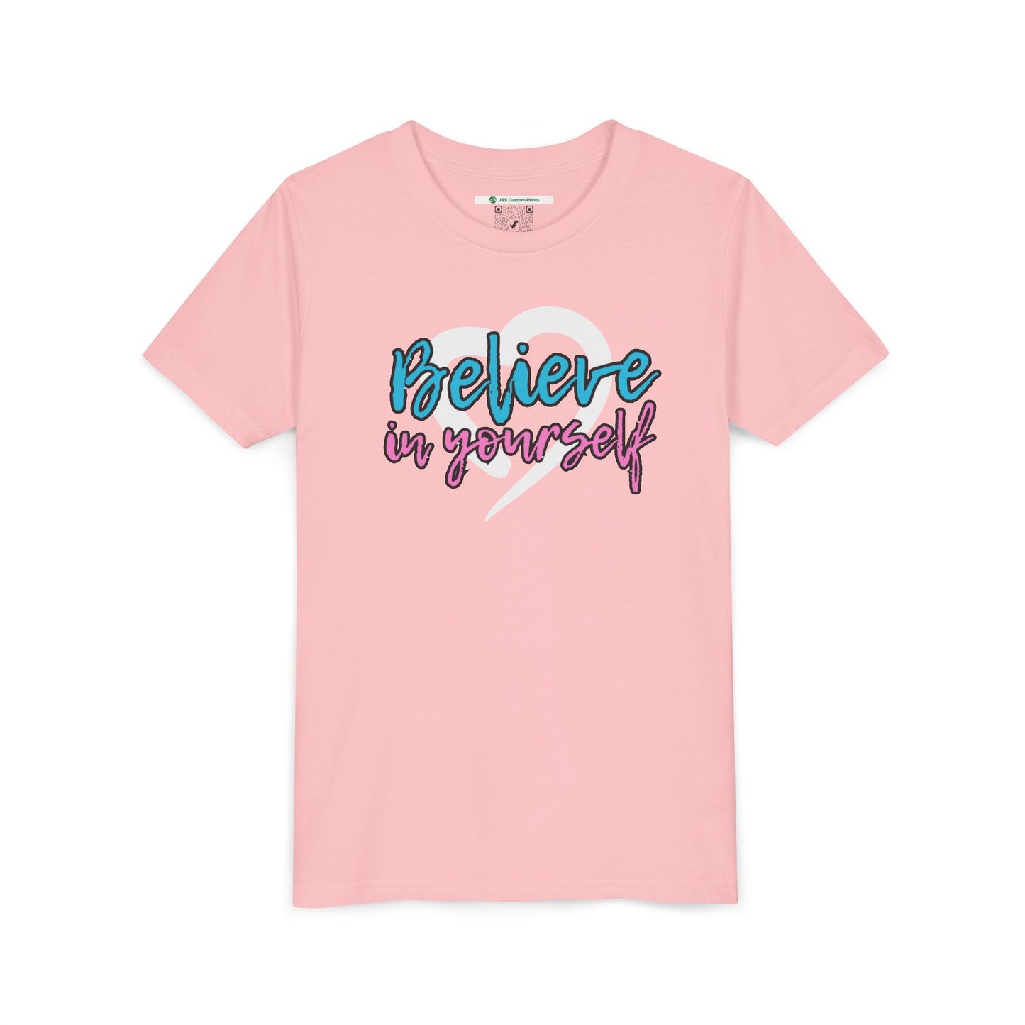Believe In Yourself -- Blue/Pink (Youth Unisex Tee)