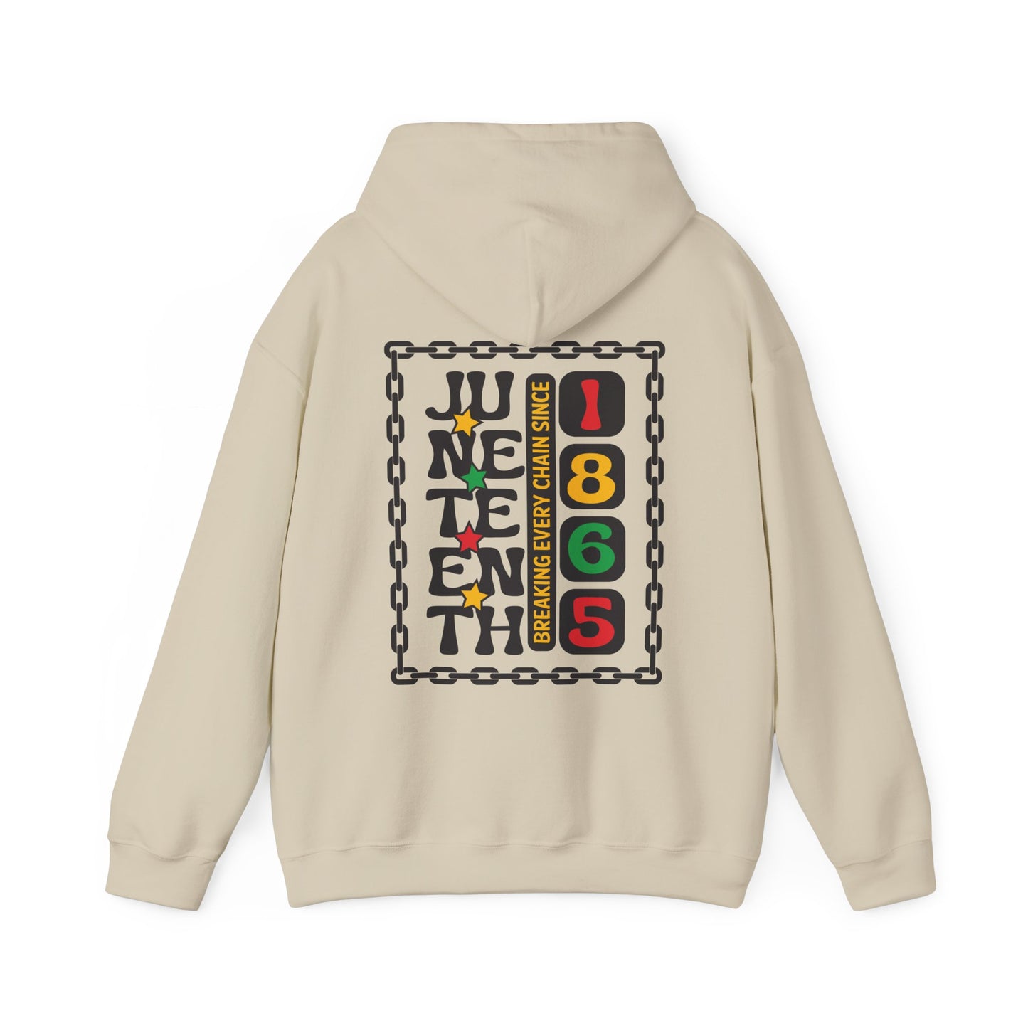 Juneteenth -- Breaking Every Chain (Adult Unisex Hooded Sweatshirt)