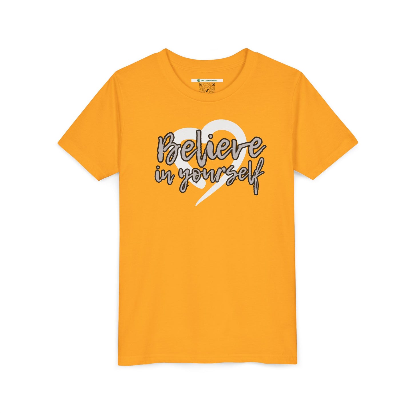 Believe In Yourself -- Gray (Youth Unisex Tee)