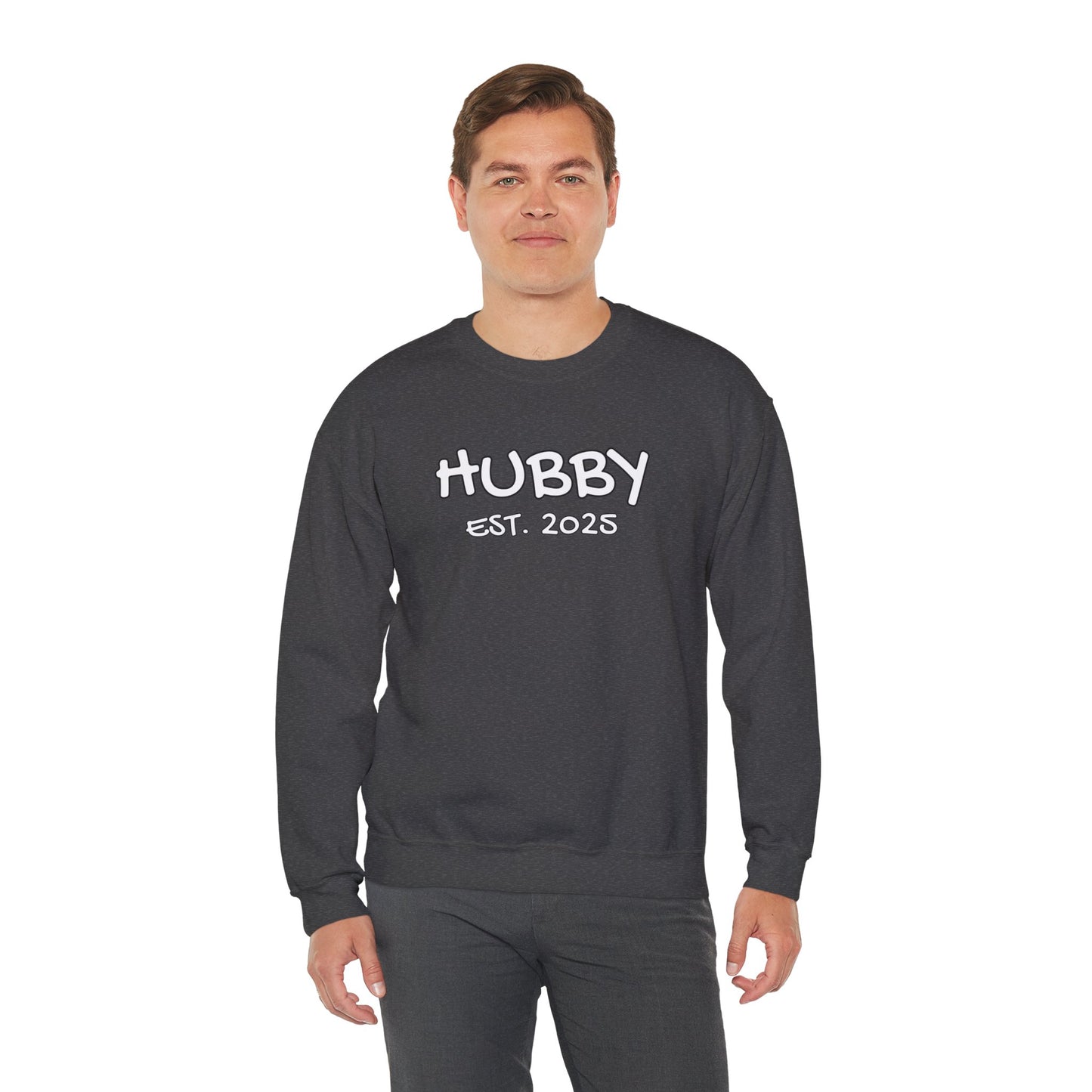 Matching Marriage Set -- "Hubby" (Adult Unisex Crewneck Sweatshirt)