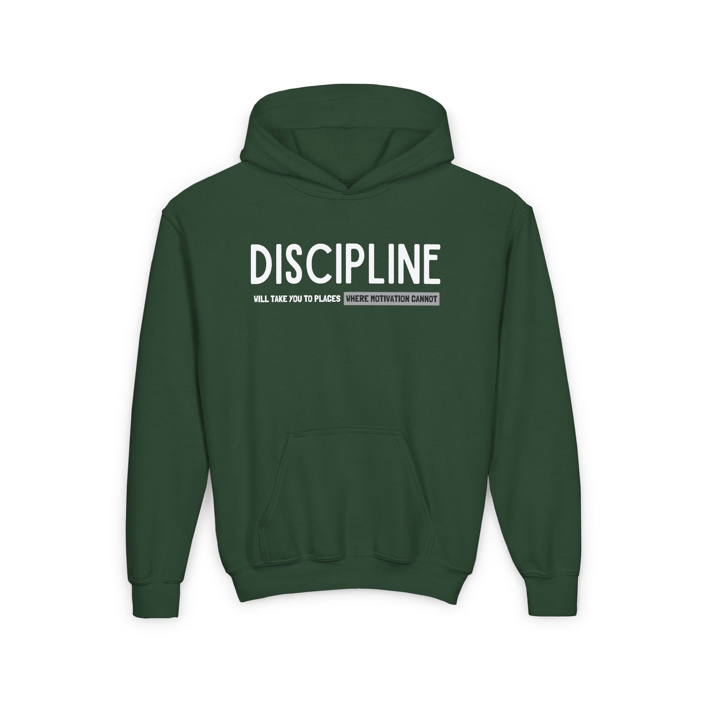Discipline (Youth Unisex Hooded Sweatshirt)