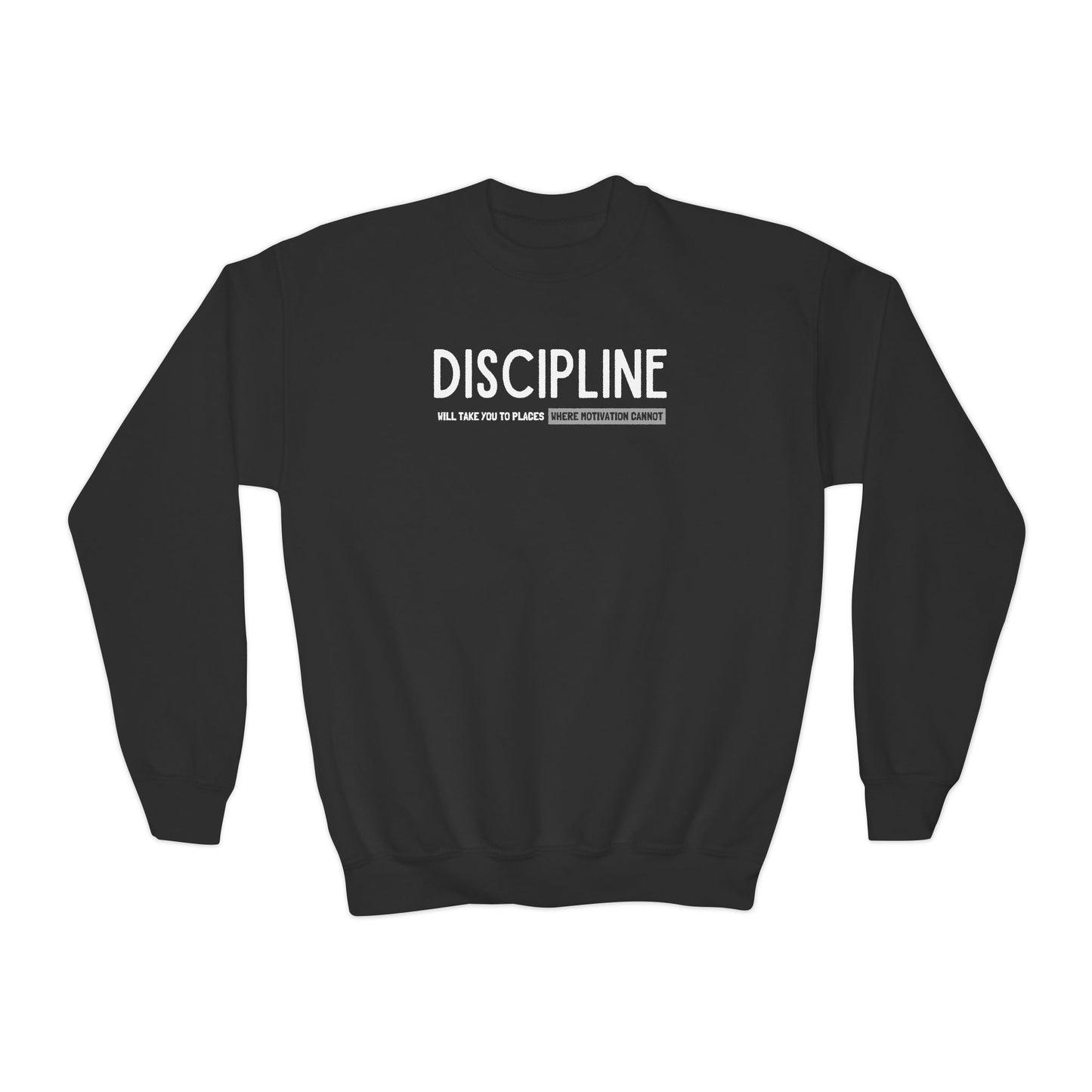 Discipline (Youth Unisex Crewneck Sweatshirt)