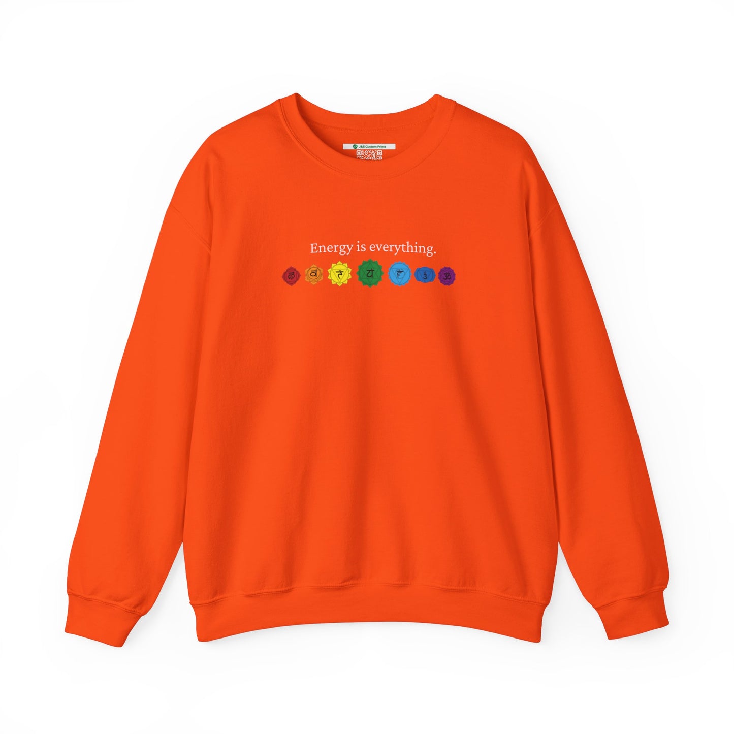 Energy is Everything -- Chakras (Adult Unisex Crewneck Sweatshirt)