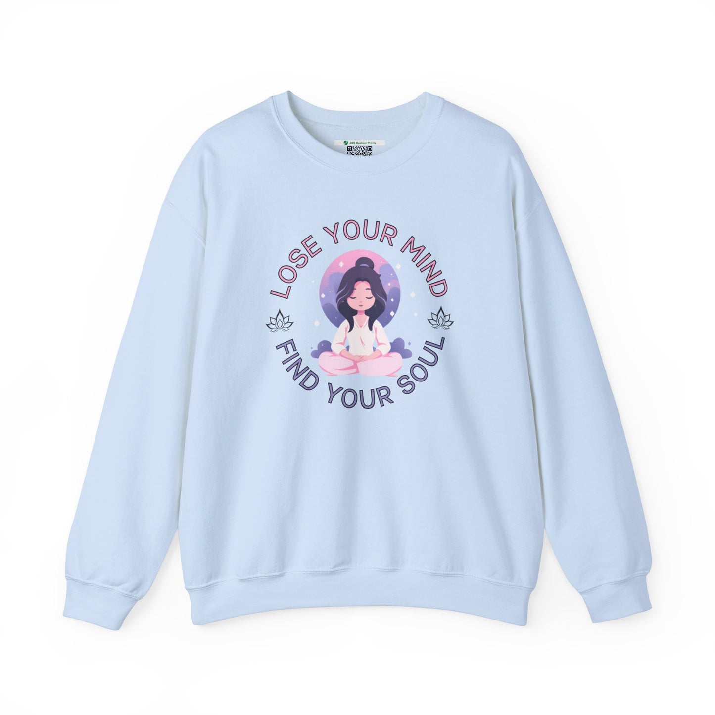 Mindful Awareness -- Meditation (Adult Unisex Crewneck Sweatshirt)