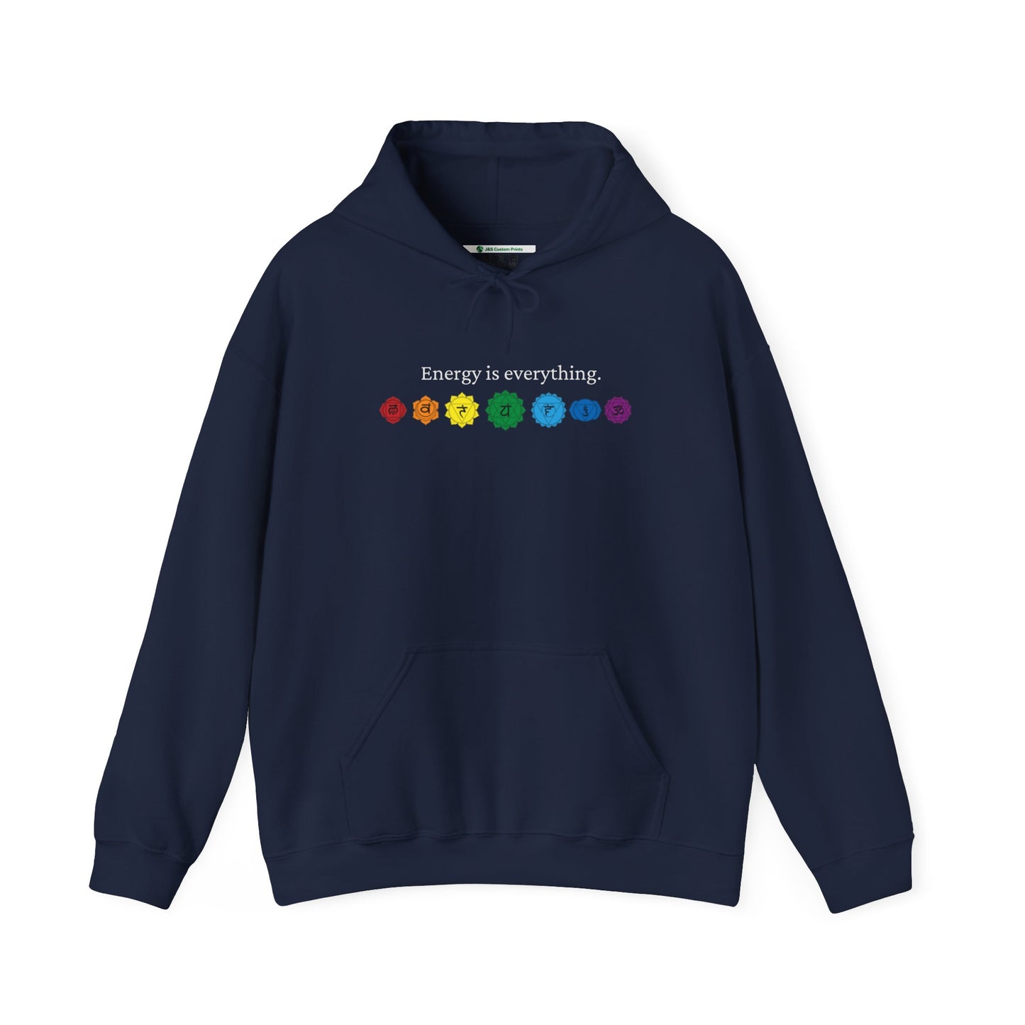 Energy is Everything -- Chakras (Adult Unisex Hooded Sweatshirt)