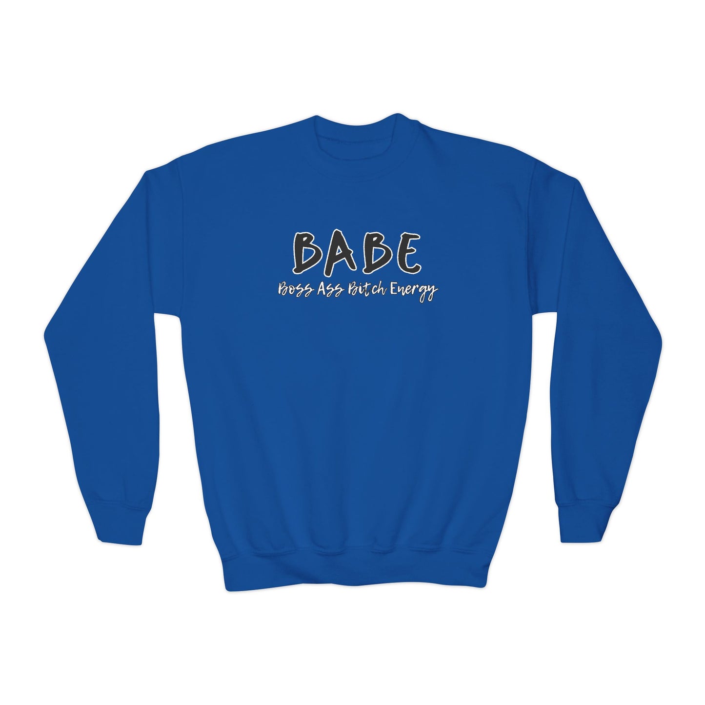 BABE (Youth Unisex Crewneck Sweatshirt)
