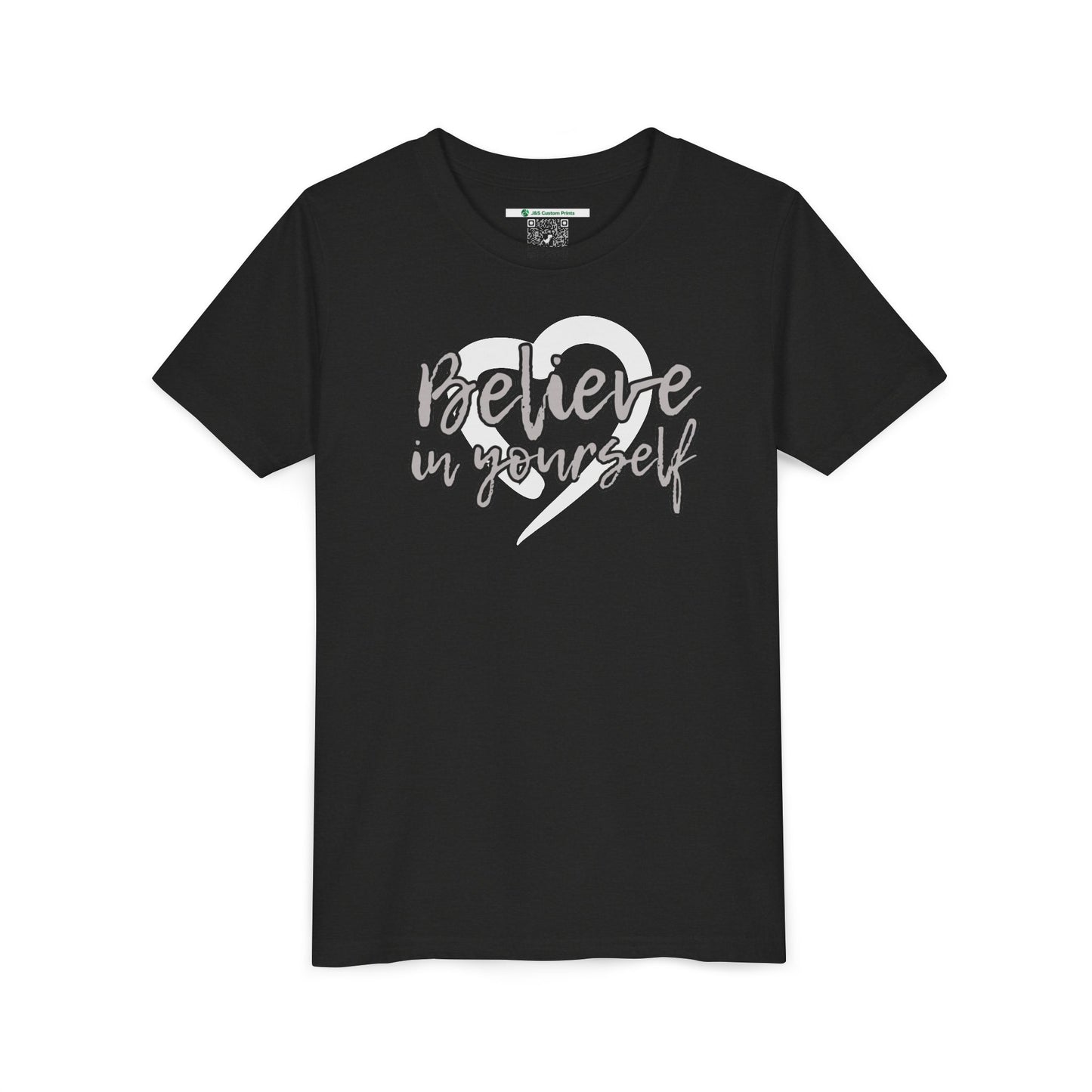 Believe In Yourself -- Gray (Youth Unisex Tee)