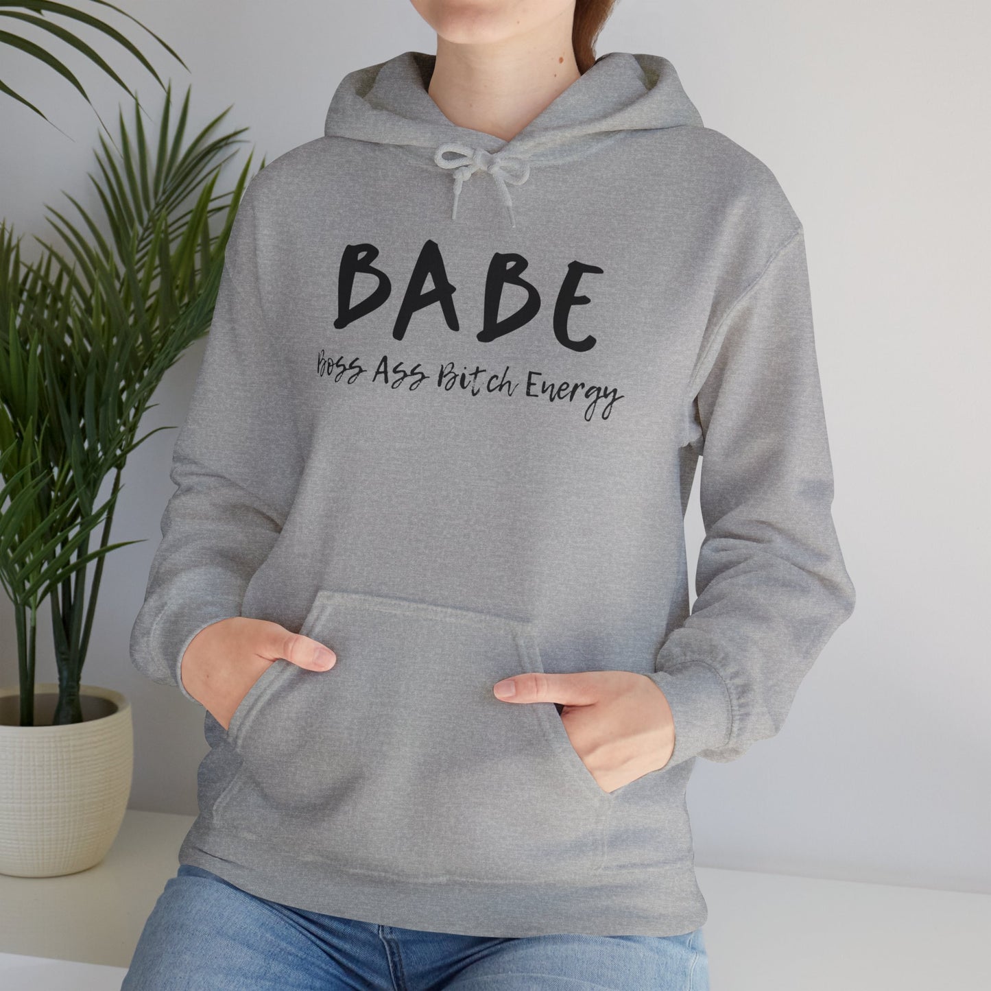 BABE (Adult Unisex Hooded Sweatshirt)
